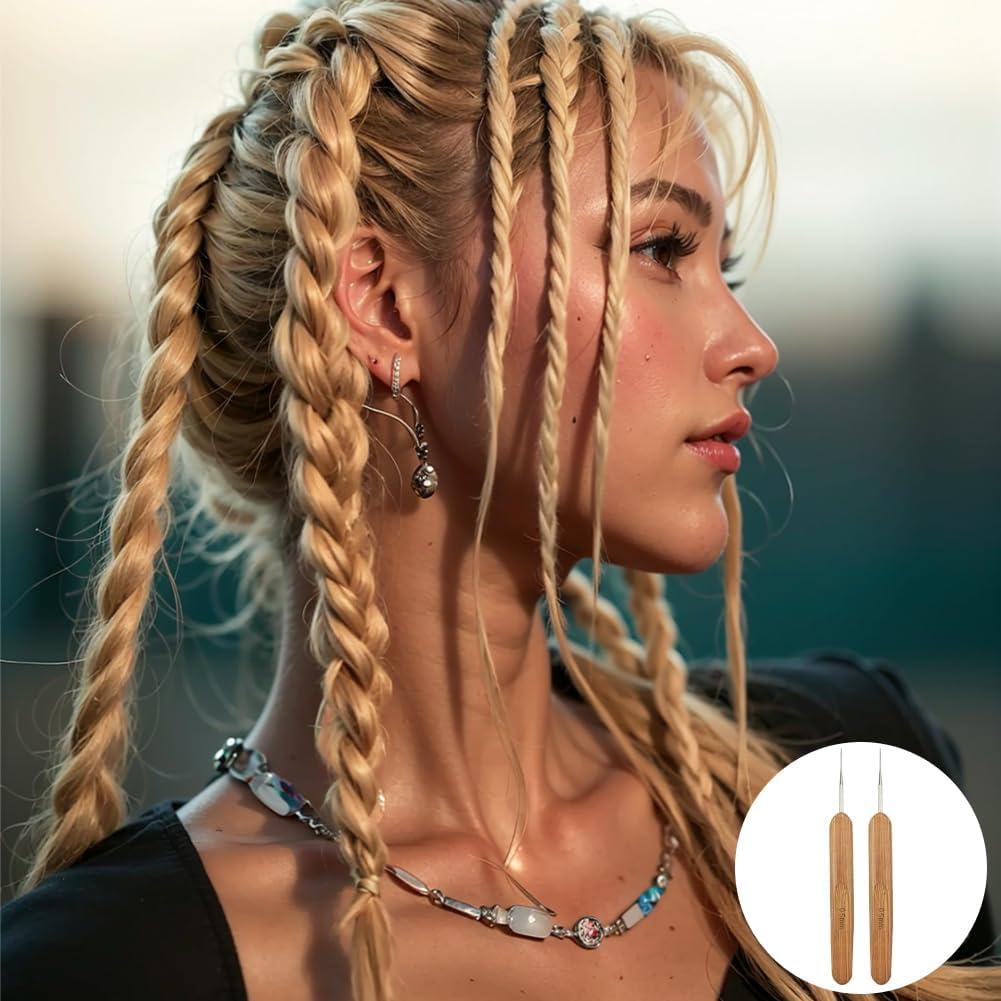 10 Herramientas de Ganchillo para Dreadlocks Capiant 0.5mm