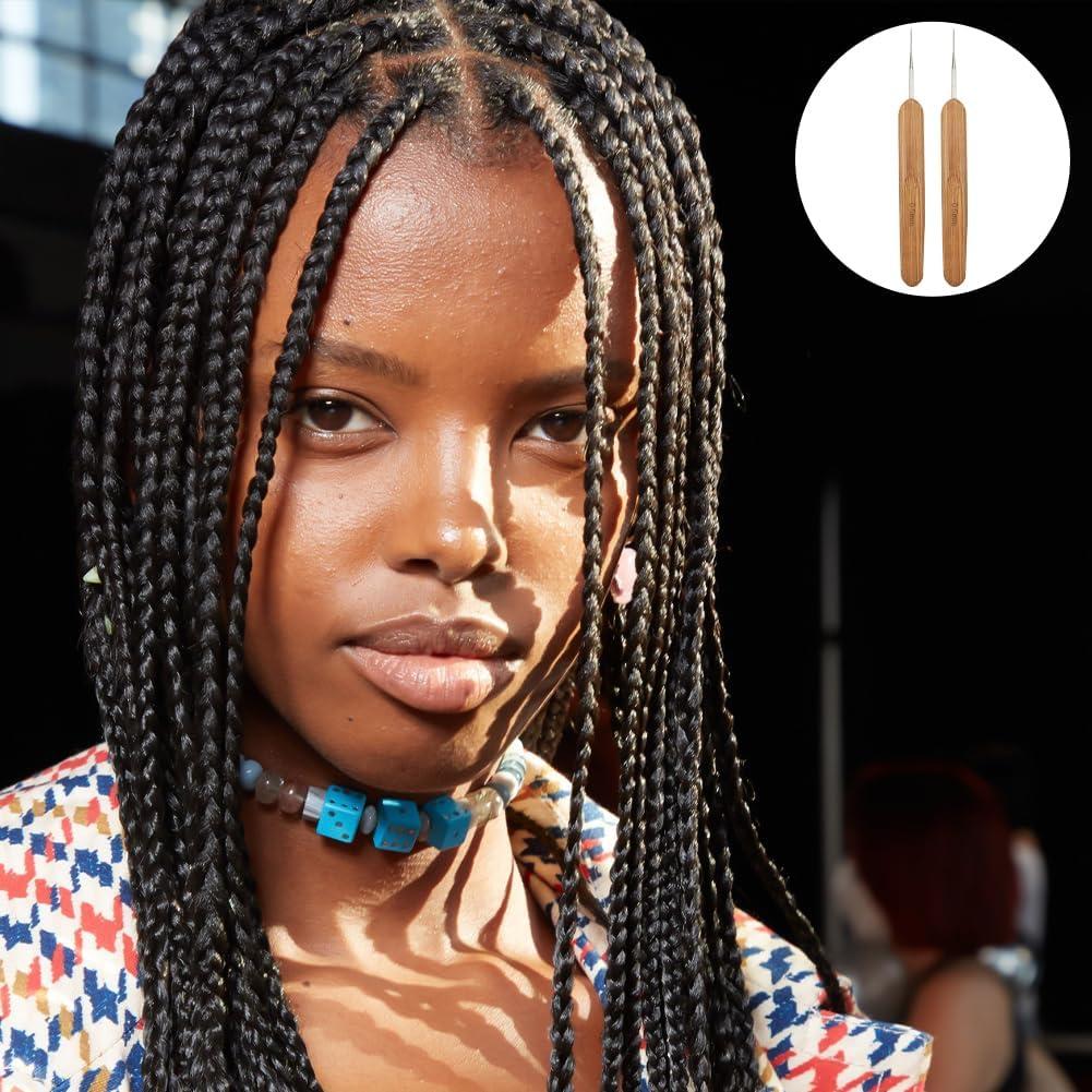 10 Herramientas de Ganchillo para Dreadlocks Capiant 0.5mm