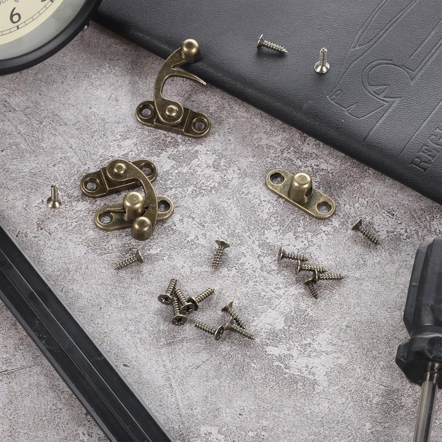 Cierres de Candado Vintage Antiguo BOHUIZ - 2 Piezas 3.3x2.8cm