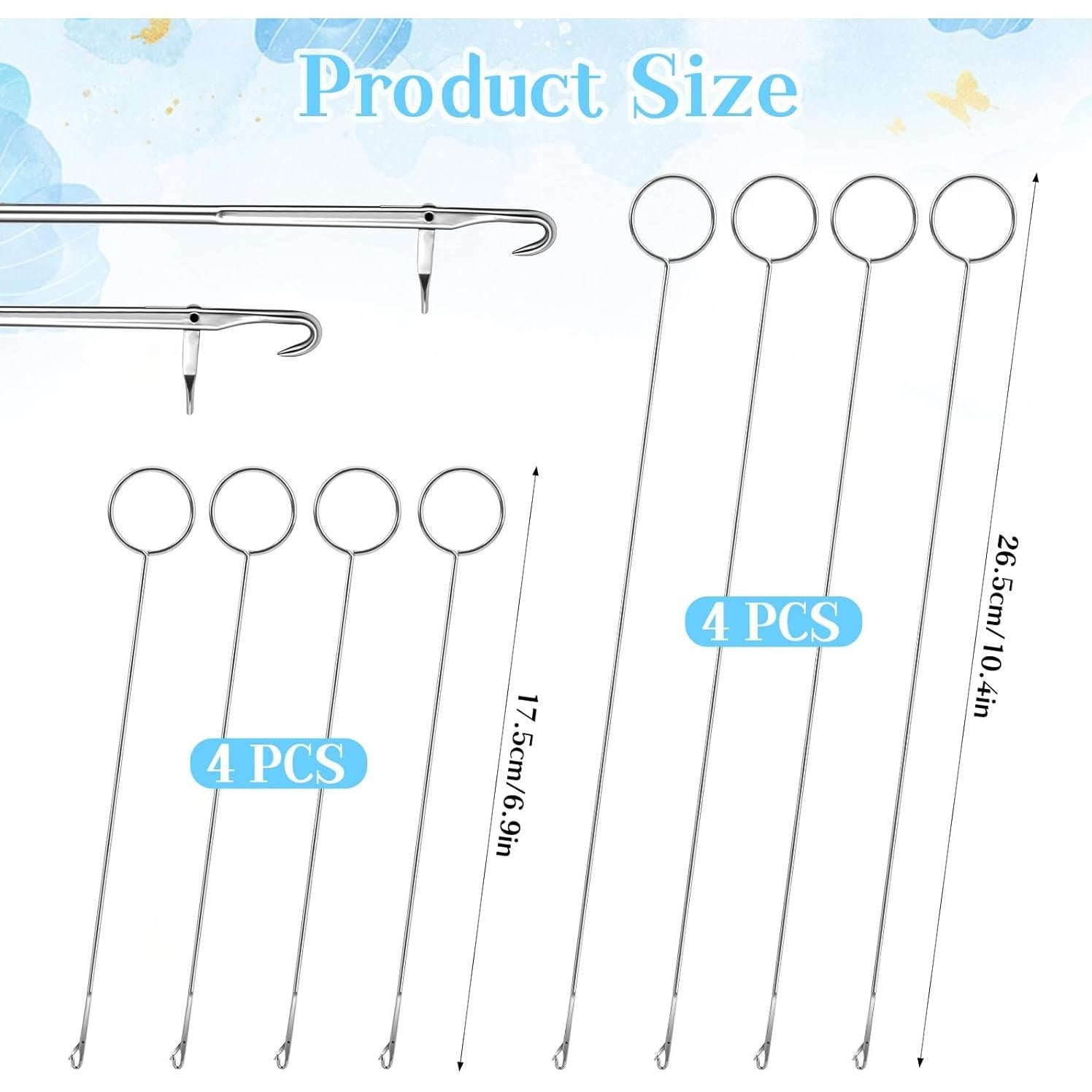 Juego de 8 Herramientas de Costura con Gancho Yuomeaz
