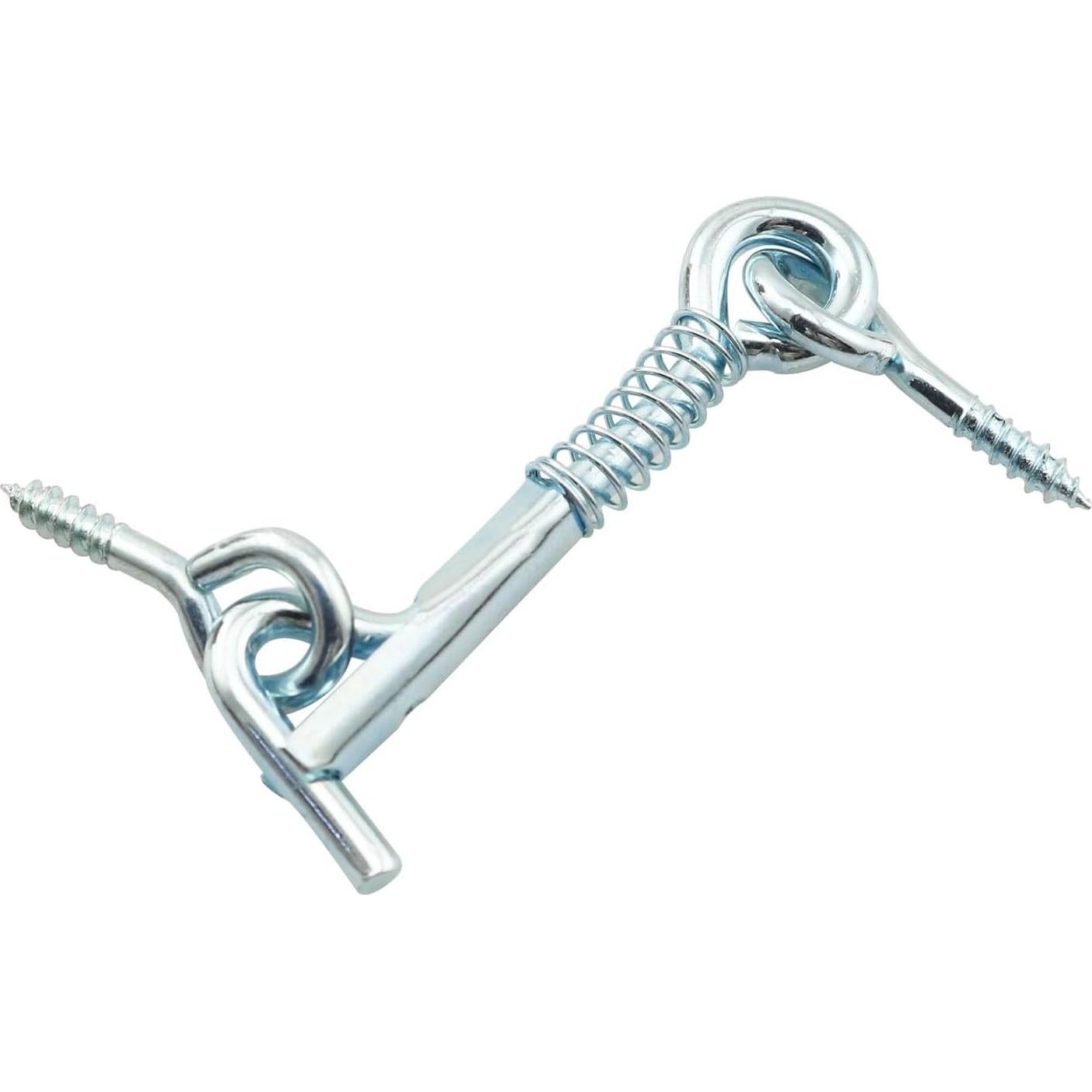 6 Ganchos de Acero Inoxidable con Pestillo de Seguridad 50.8mm