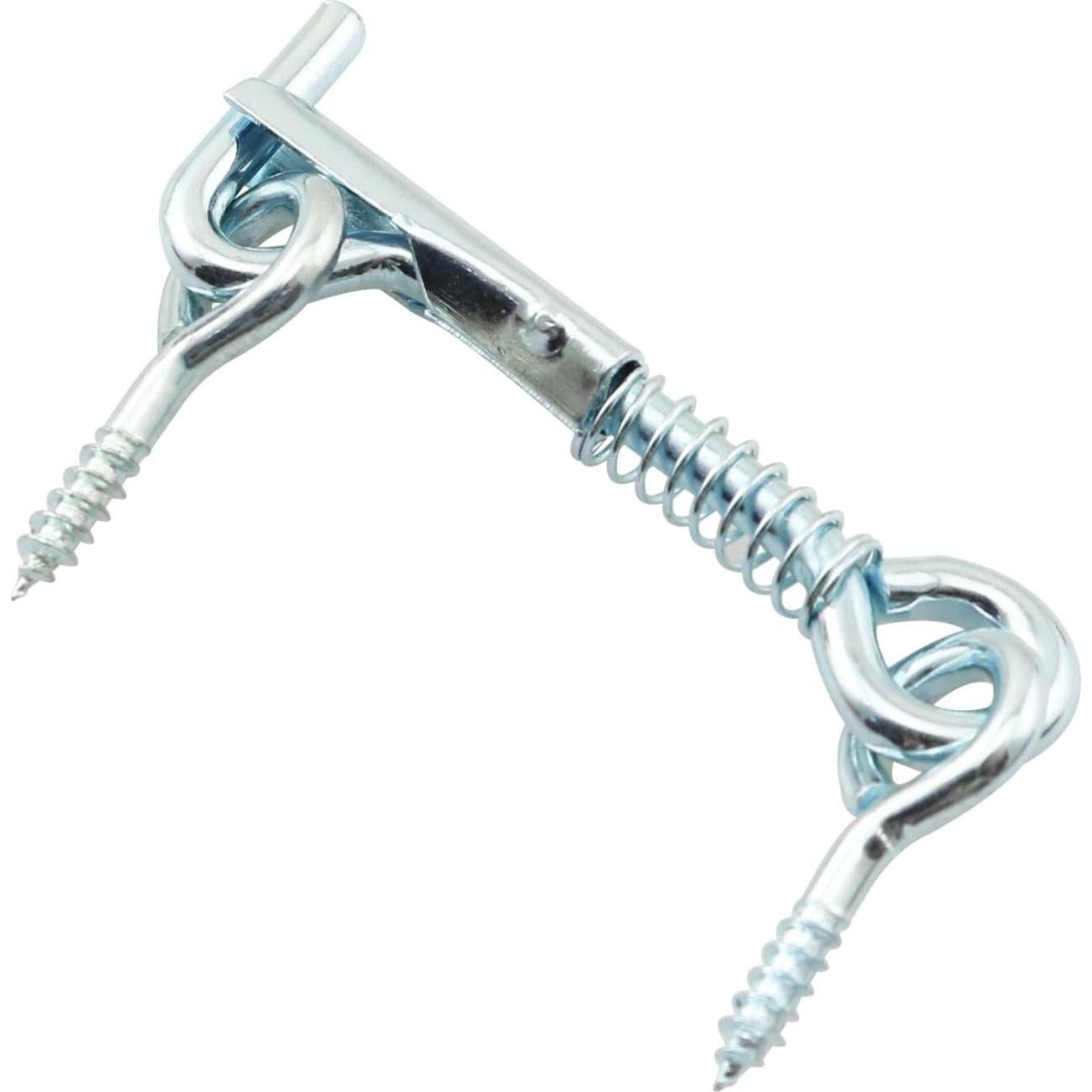 6 Ganchos de Acero Inoxidable con Pestillo de Seguridad 50.8mm