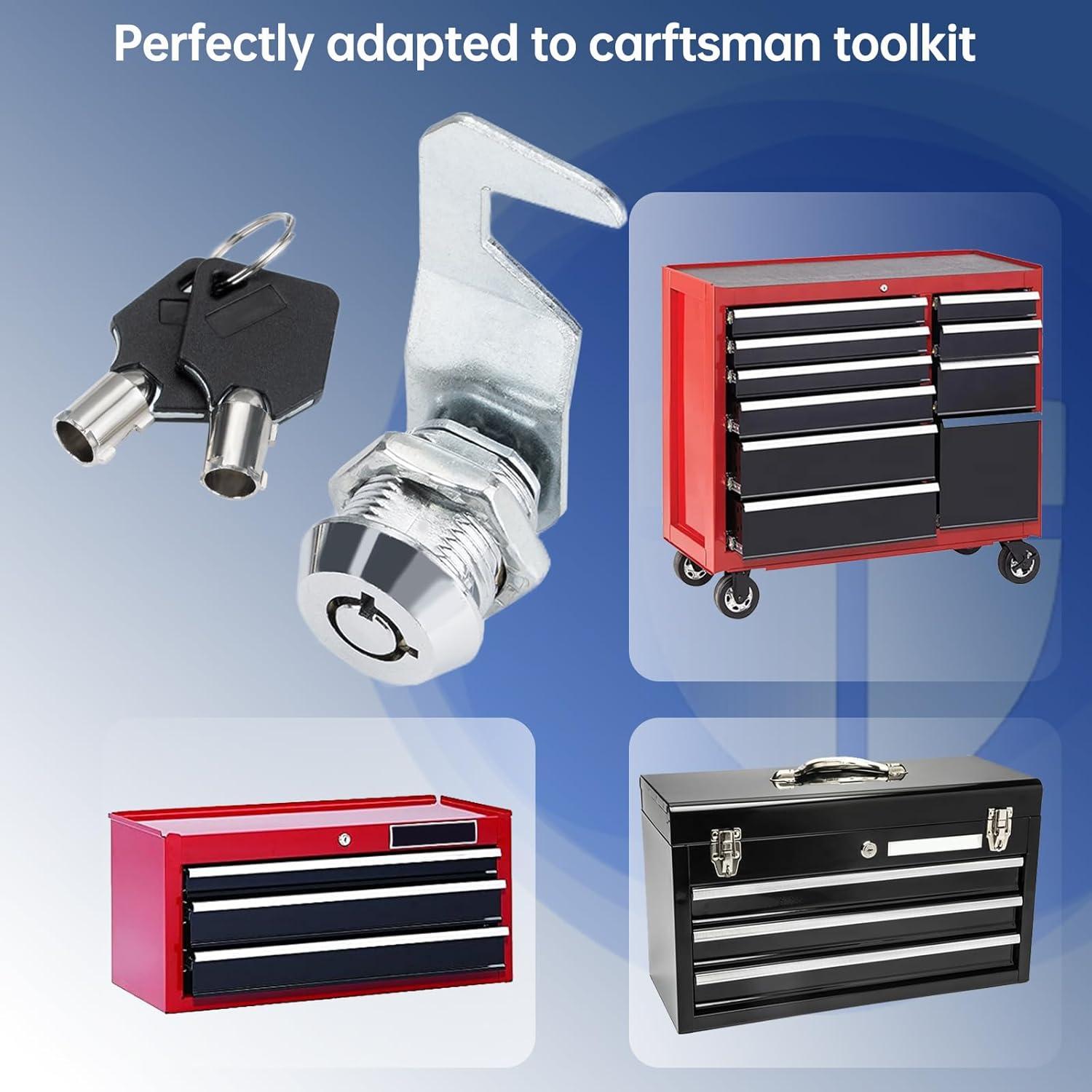 Cerraduras de Reemplazo para Caja de Herramientas Runhike 5/8"