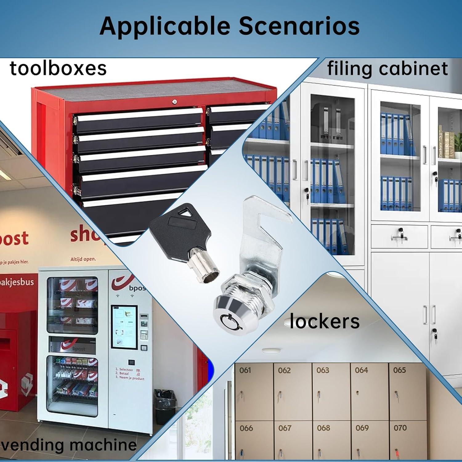 Cerraduras de Reemplazo para Caja de Herramientas Runhike 5/8"