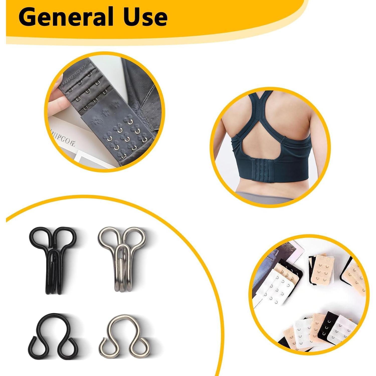 Kit de Costura de 72 Pares Ganchos y Ojos Ahviesli