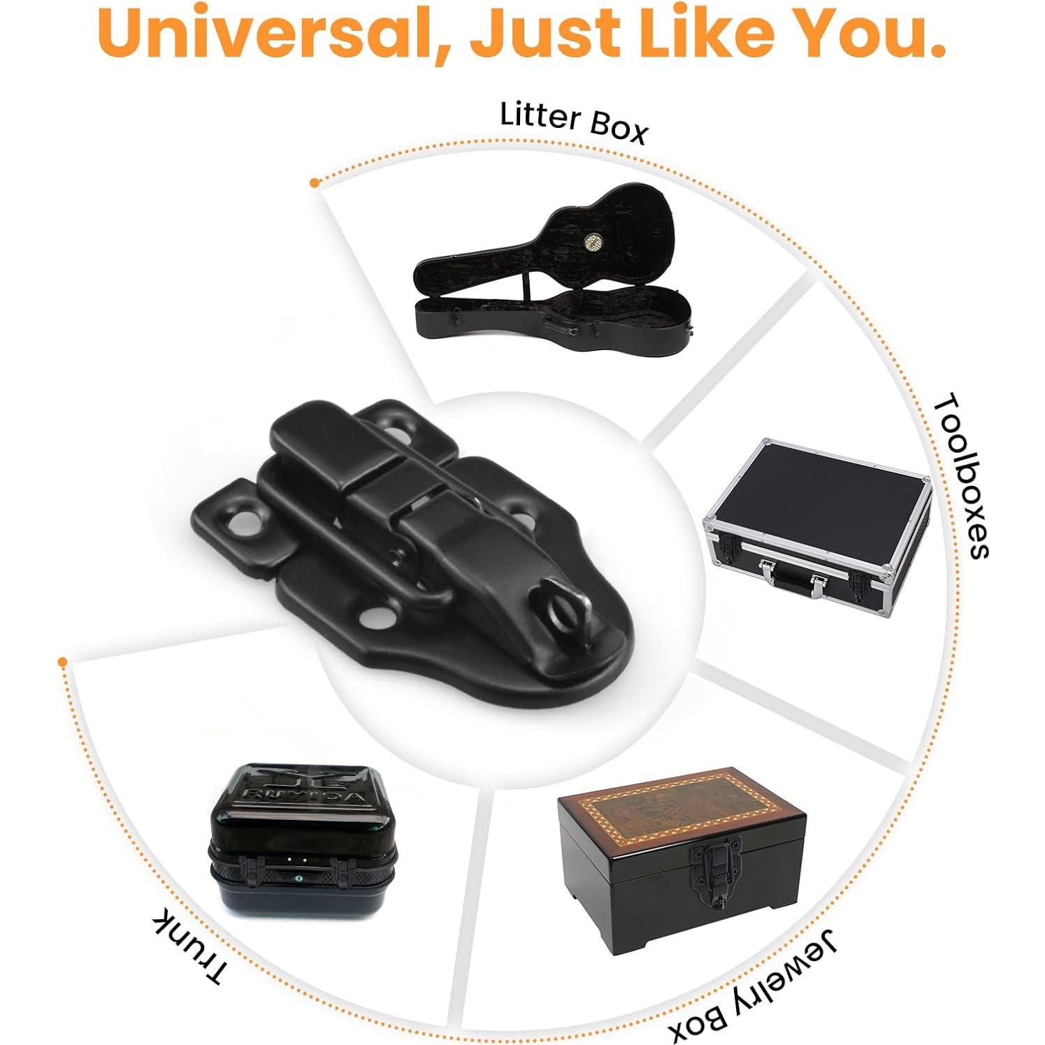 Cierres de Palanca U BAN U con Tornillos - 2 Piezas 5.89x3.98cm