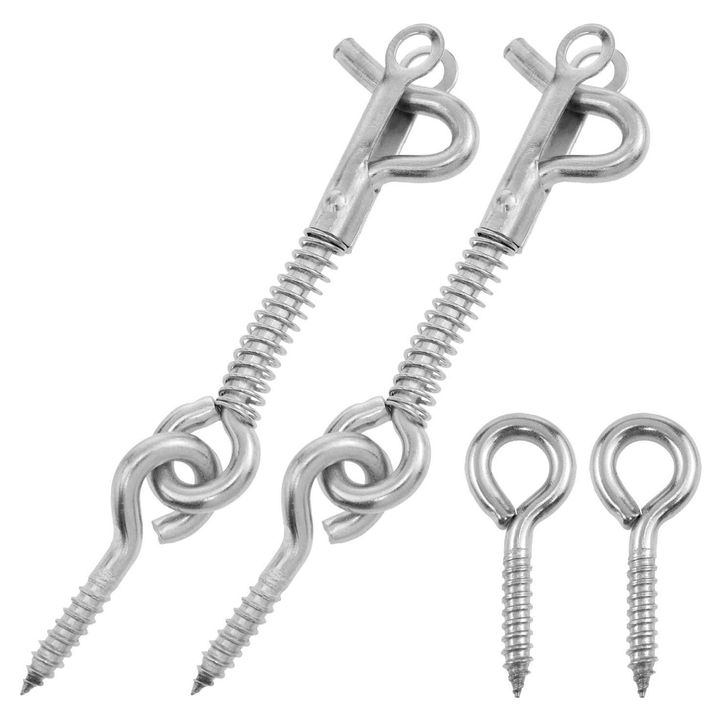 Gancho y Ojo de Acero Inoxidable Lovelysp 6.35cm 2PCS