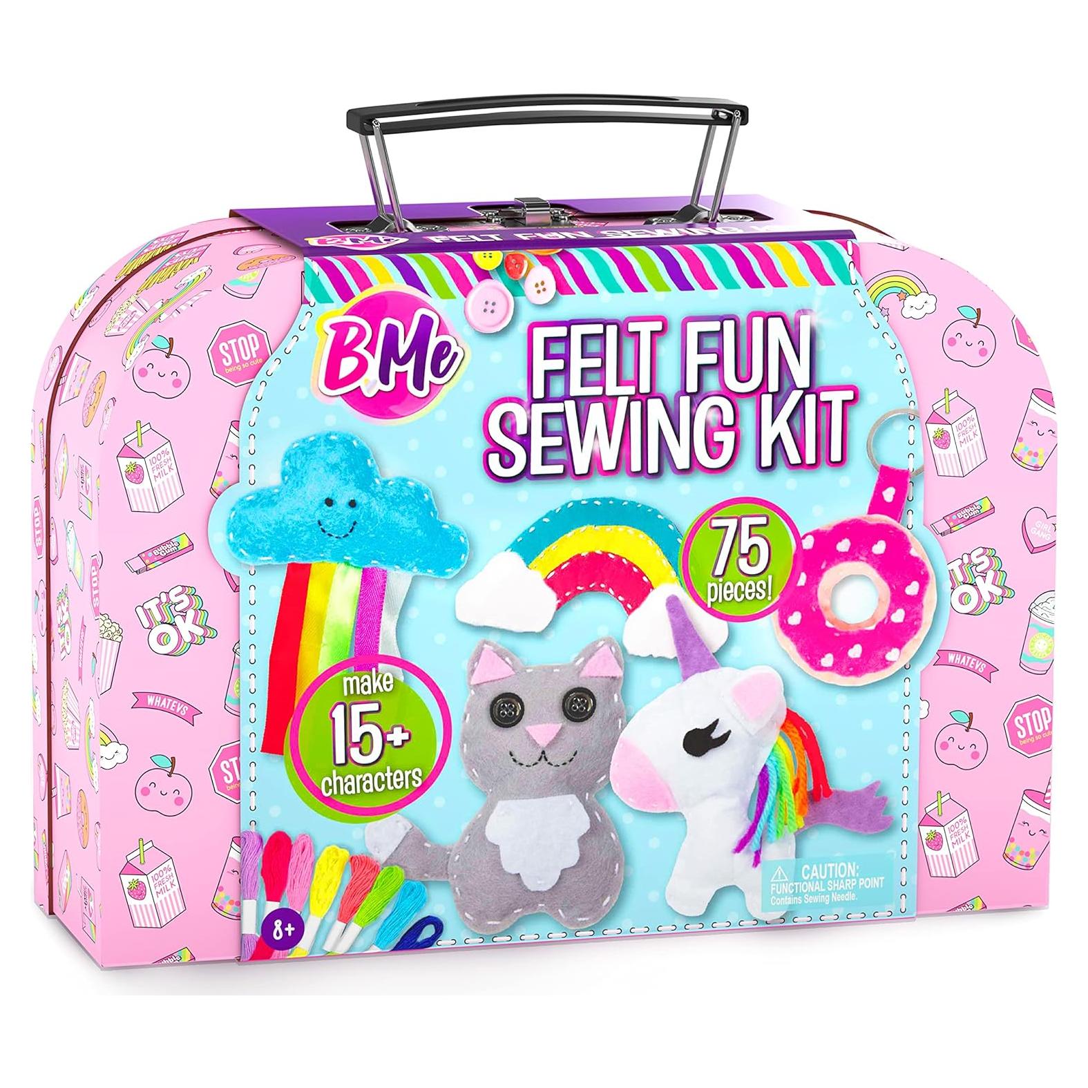 Kit de Costura de Fieltro Creative Kids - 15 Personajes para Niños 8+