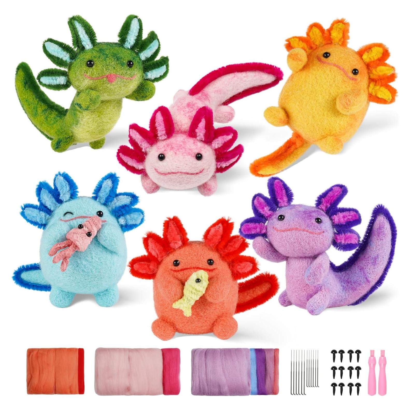 Kit de Fieltro con Agujas MOREJMTT 6 PCS para Principiantes