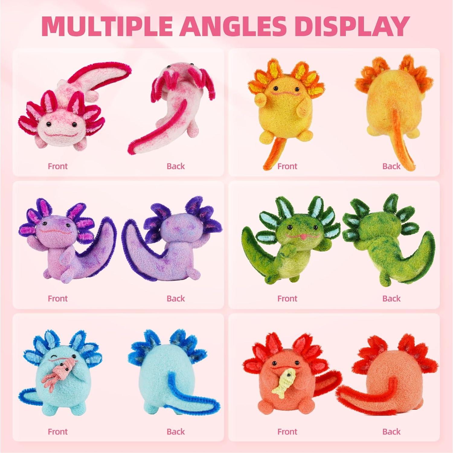 Kit de Fieltro con Agujas MOREJMTT 6 PCS para Principiantes