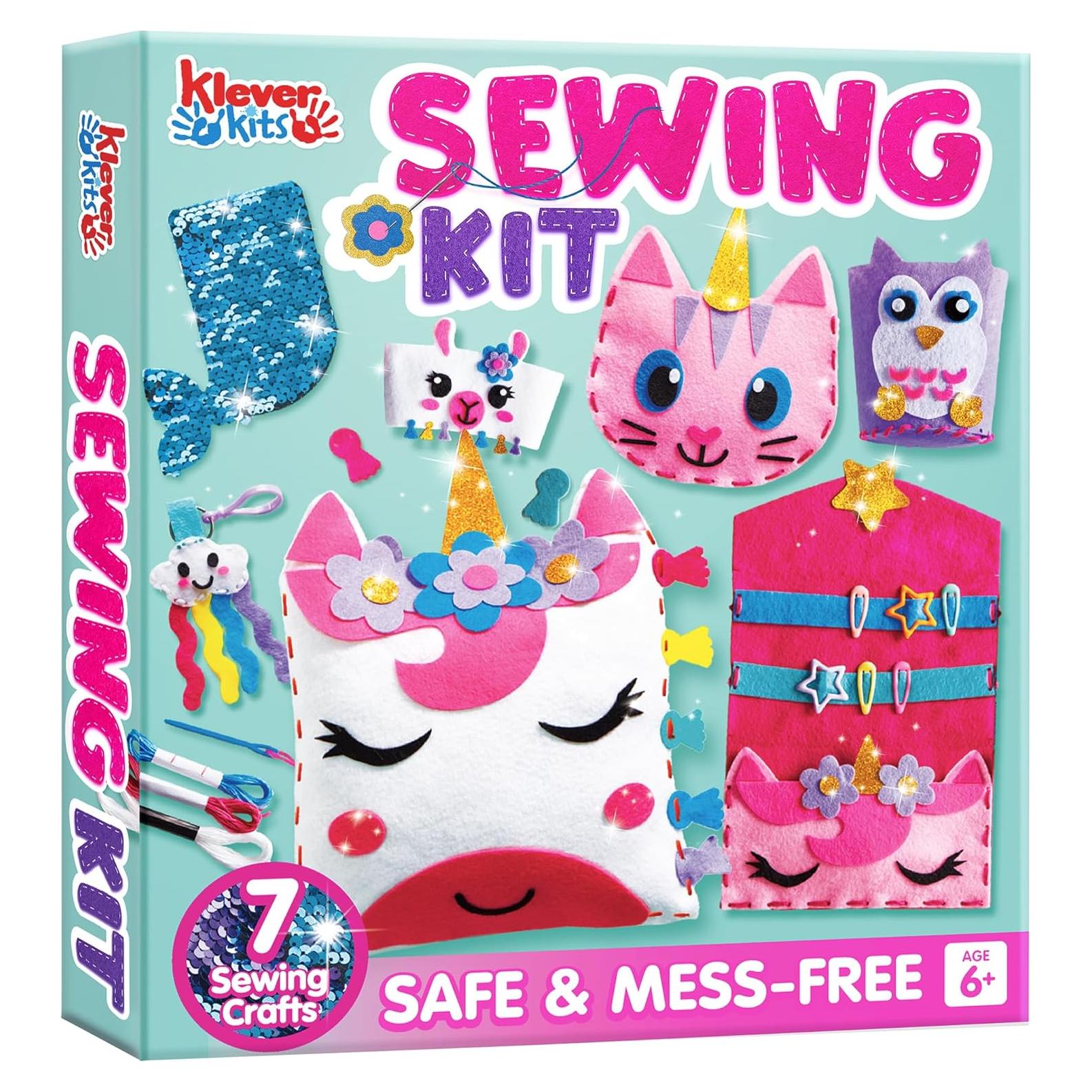 Klever Kits Mi Primer Kit de Costura para Niños - 6 Proyectos DIY