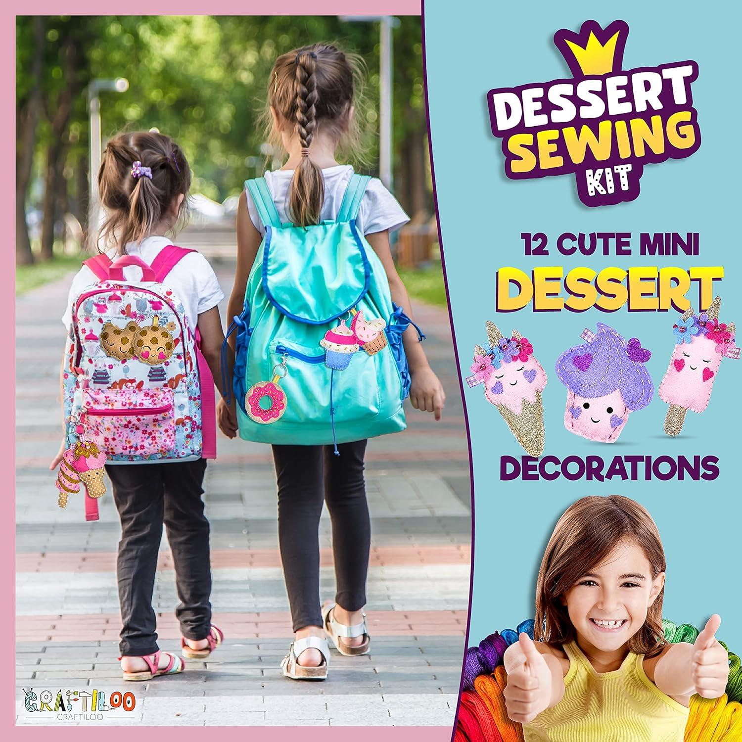 Kit de Costura para Niños CRAFTILOO - 12 Proyectos de Fieltro