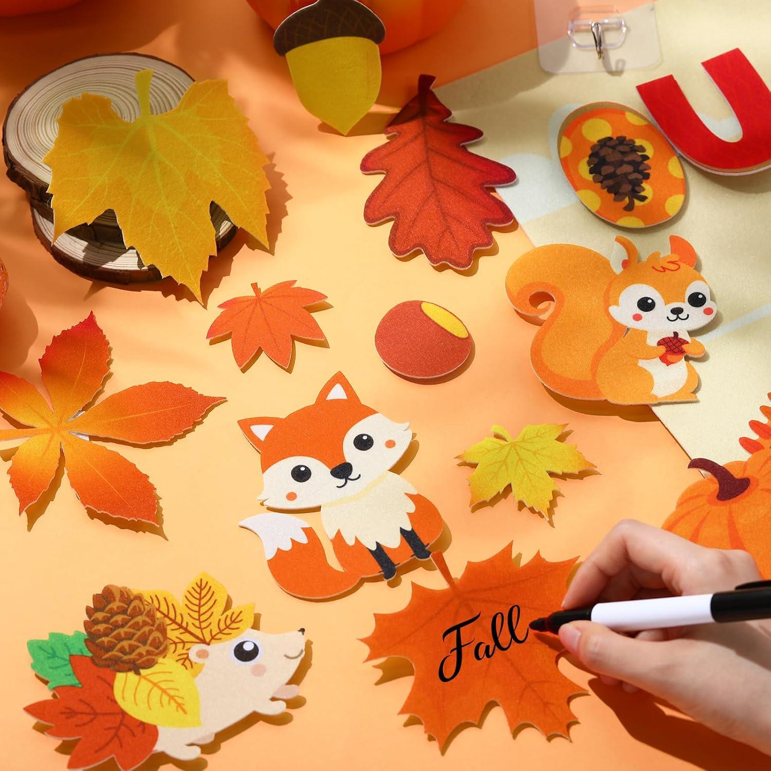 Kit de Manualidades de Otoño Tiamon - 70 Piezas Fieltro DIY