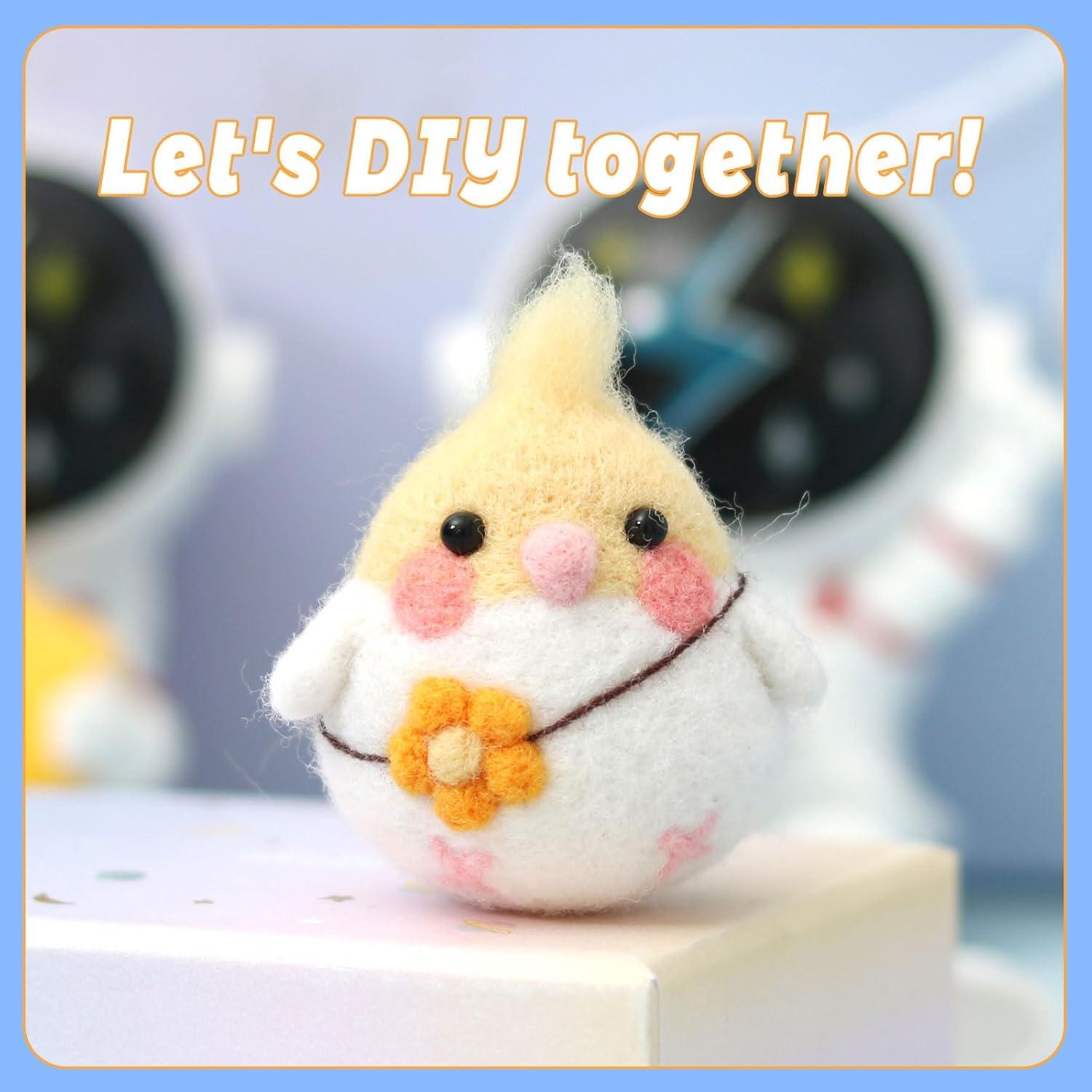 Kit de Fieltro para Principiantes SOCNITC - 1 Aguja, Lana Suave