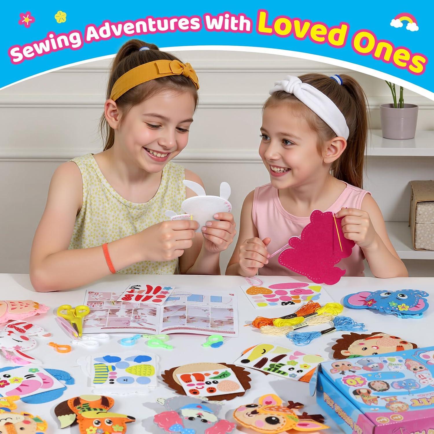 Kit de Costura Funtopia para Niños - 10 Proyectos DIY de Animales