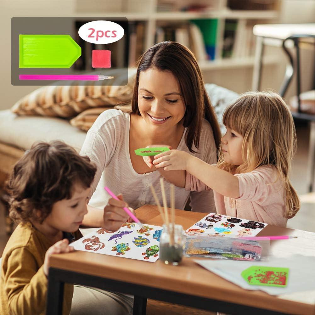 Kit de Arte de Diamante Labeol para Niños 6-12 Años Animal