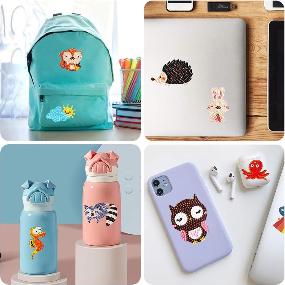 Kit de Arte de Diamante Labeol para Niños 6-12 Años Animal