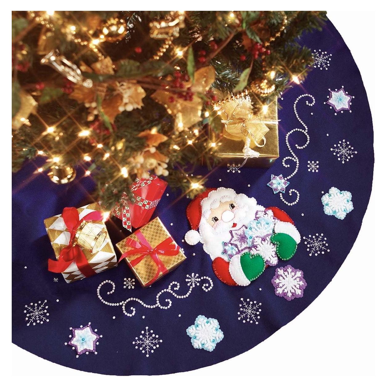 Kit de Falda de Árbol de Navidad Design Works Crafts 106.68 cm