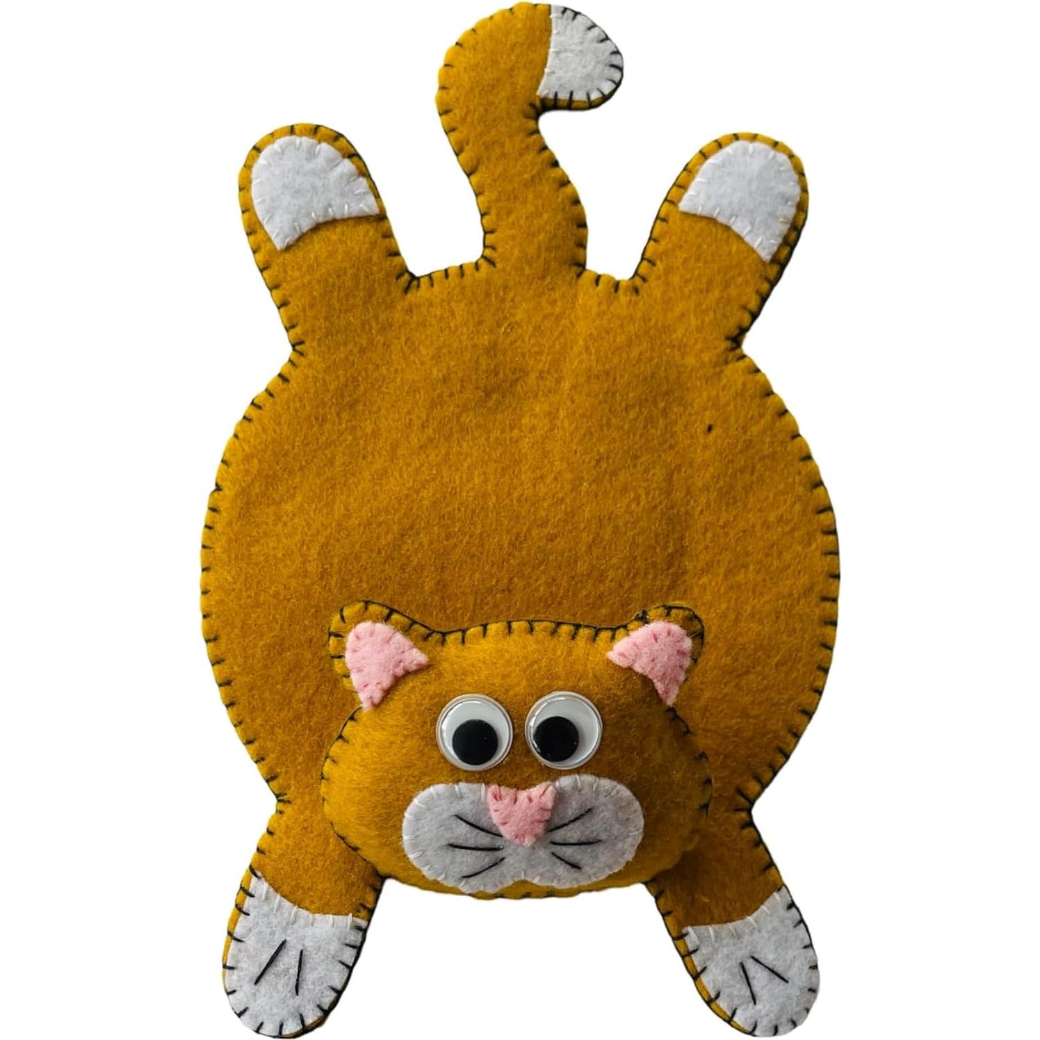 Kit de Manualidades de Fieltro FabricLA - Posavasos Gato DIY