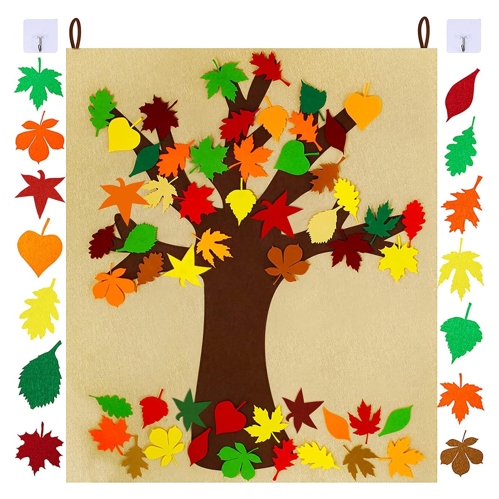Kit de Manualidades Supla Árbol de Otoño Fieltro 52 Piezas