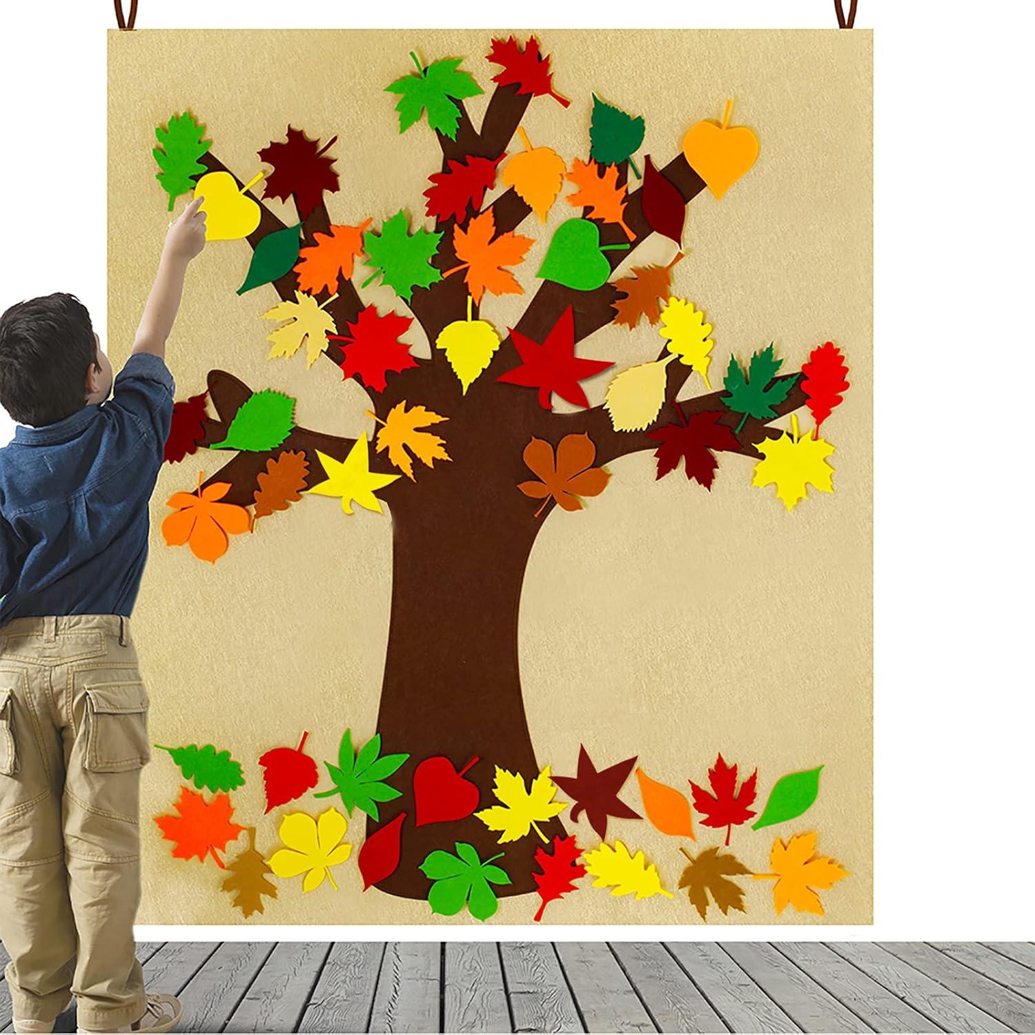 Kit de Manualidades Supla Árbol de Otoño Fieltro 52 Piezas