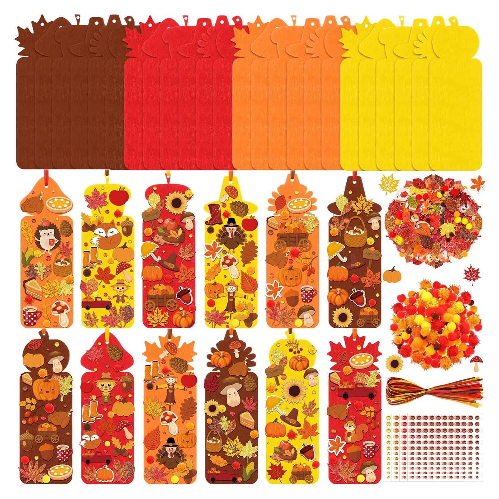 Kit de Manualidades de Otoño Resholder 490 Pcs Fieltro DIY