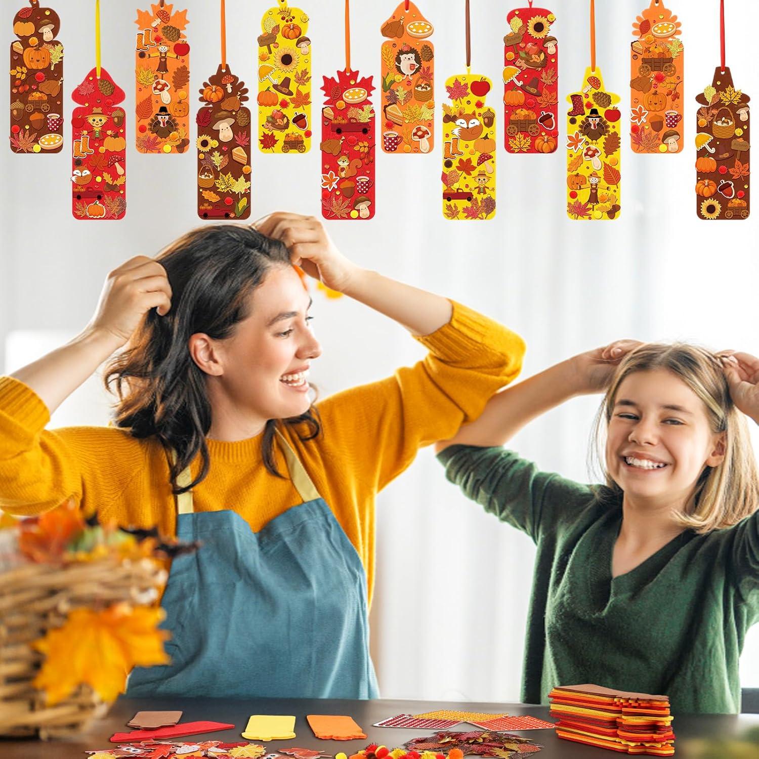 Kit de Manualidades de Otoño Resholder 490 Pcs Fieltro DIY