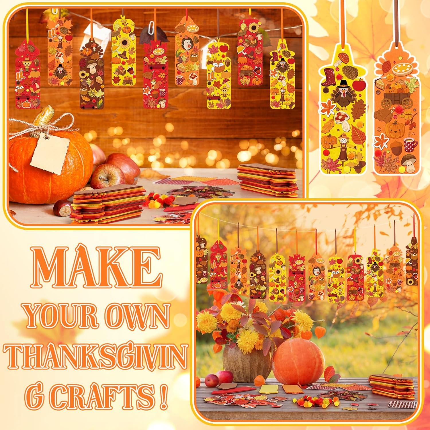 Kit de Manualidades de Otoño Resholder 490 Pcs Fieltro DIY