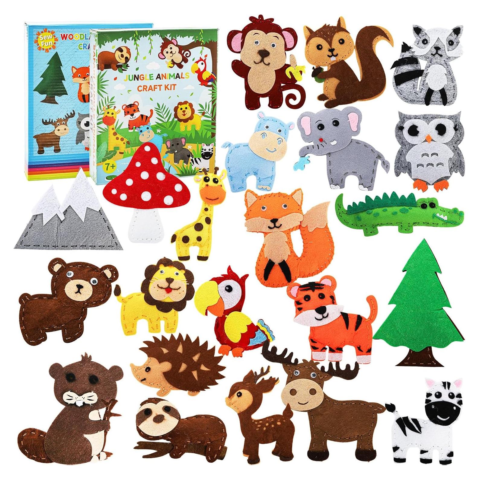 Kit de Costura Jucoan 22 Piezas para Niños 7-12 Años