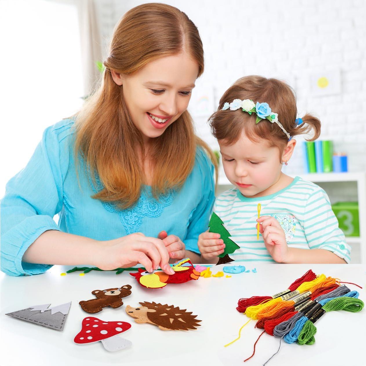 Kit de Costura Jucoan 22 Piezas para Niños 7-12 Años