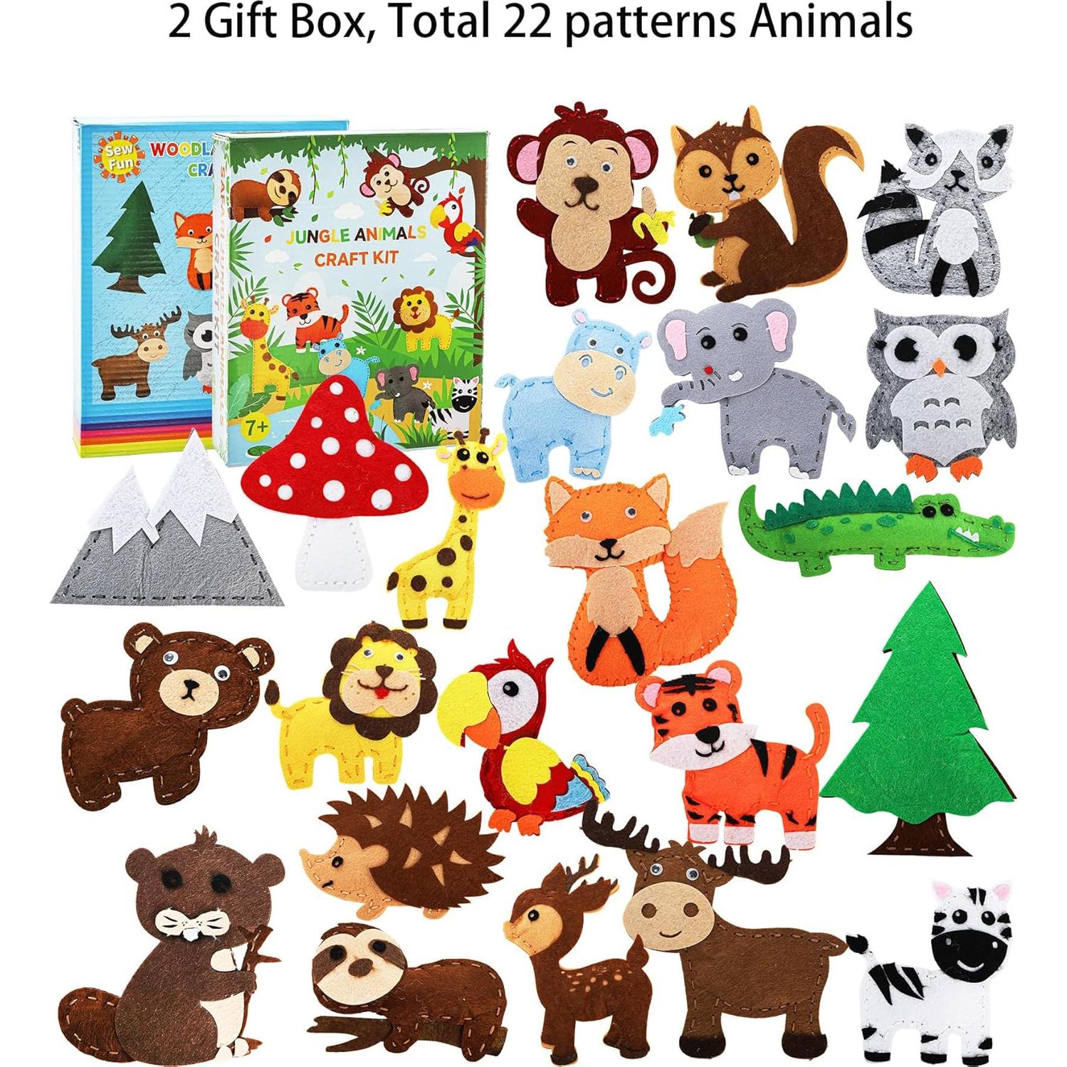 Kit de Costura Jucoan 22 Piezas para Niños 7-12 Años