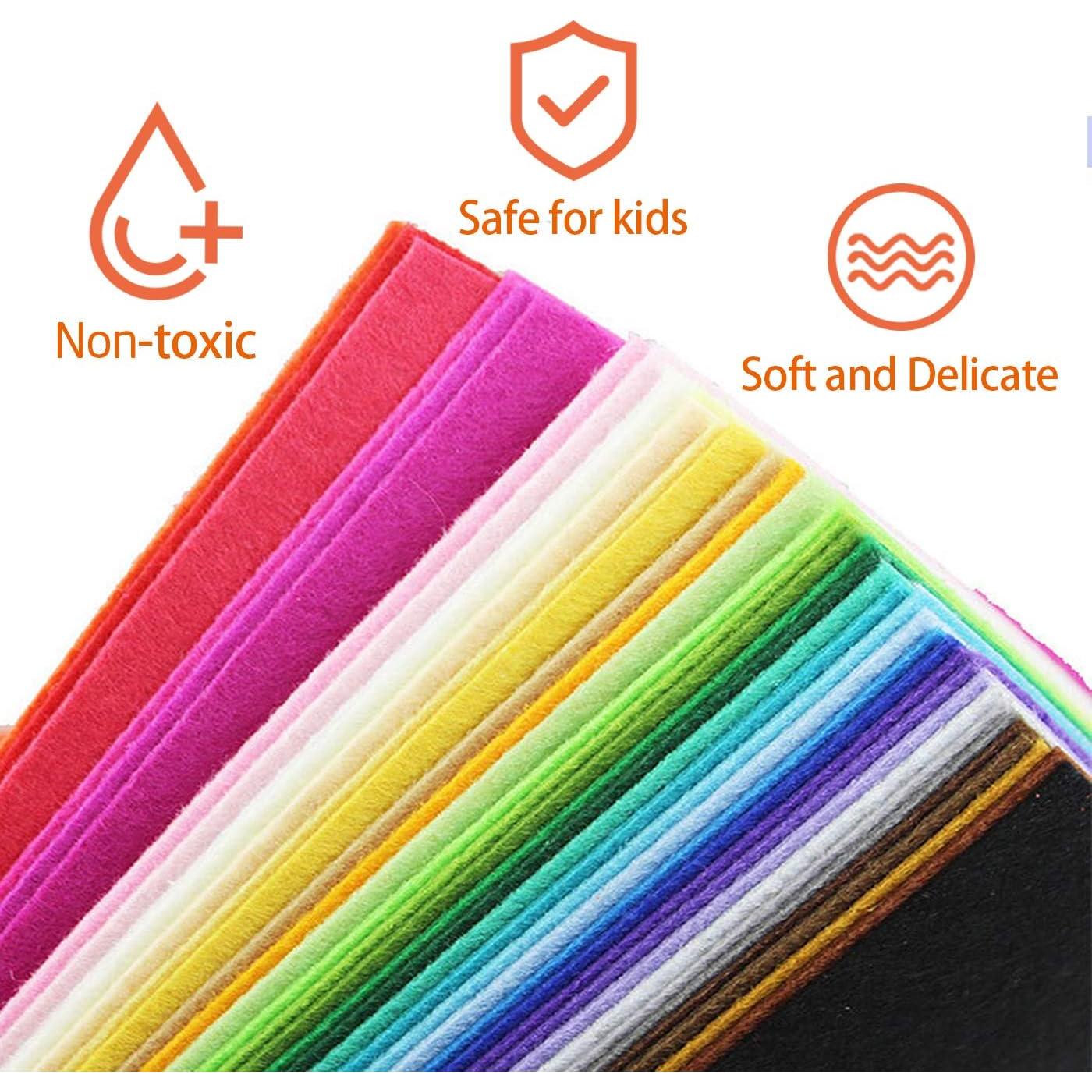 60 Hojas de Fieltro VieFantaisie 30x20 cm para Manualidades