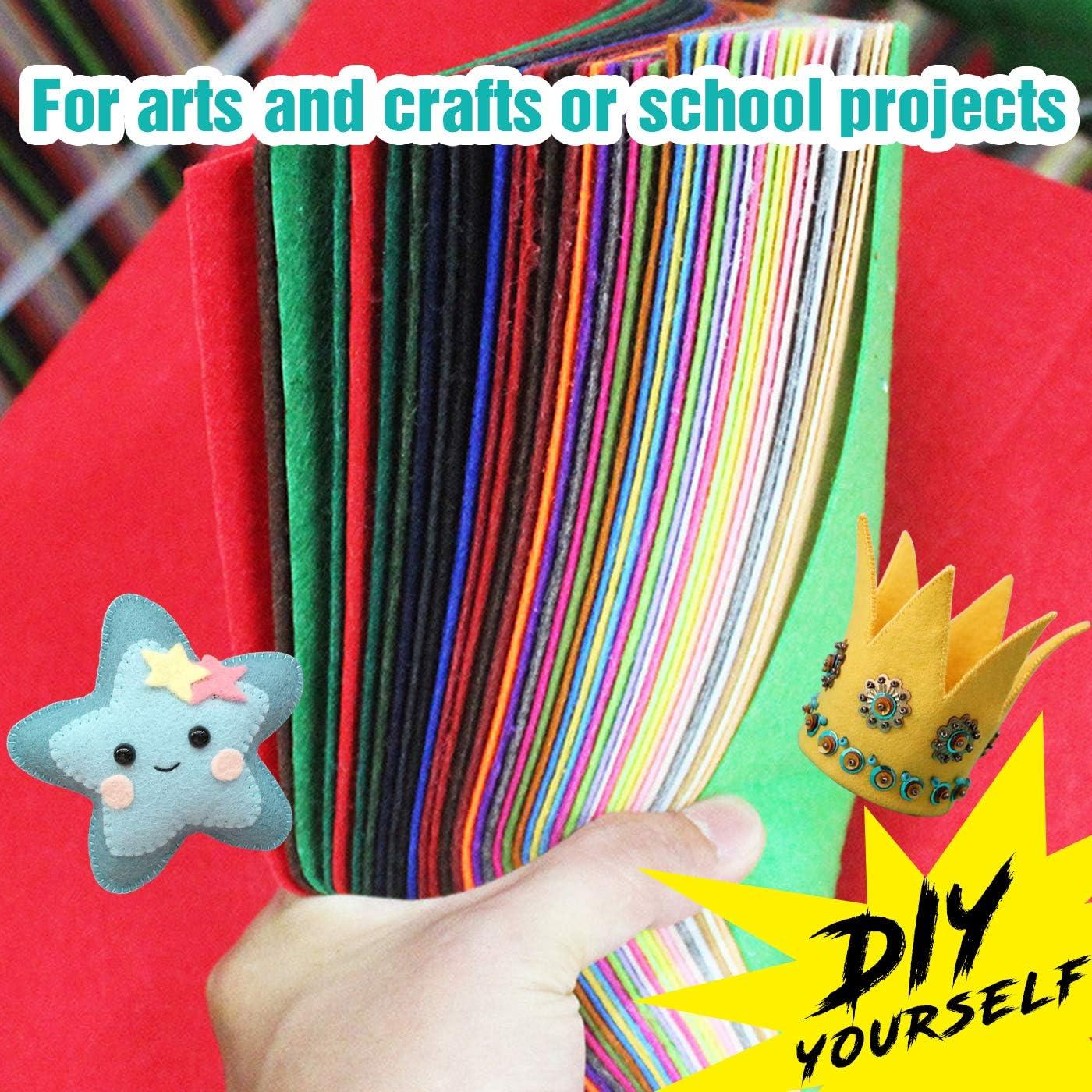 60 Hojas de Fieltro VieFantaisie 30x20 cm para Manualidades