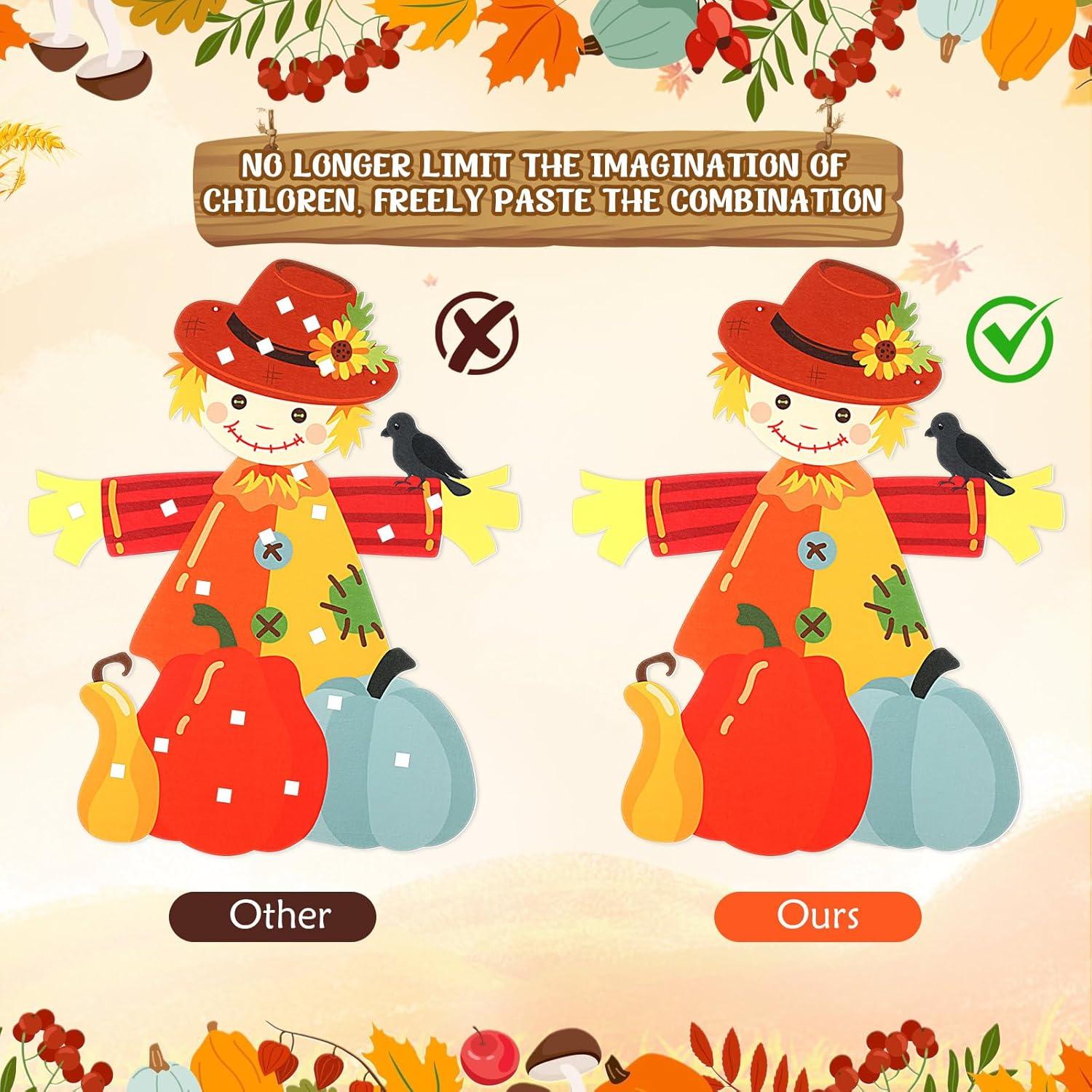 Kit de Manualidades Thinkday Muñeco de Nieve Fieltro 37 Piezas