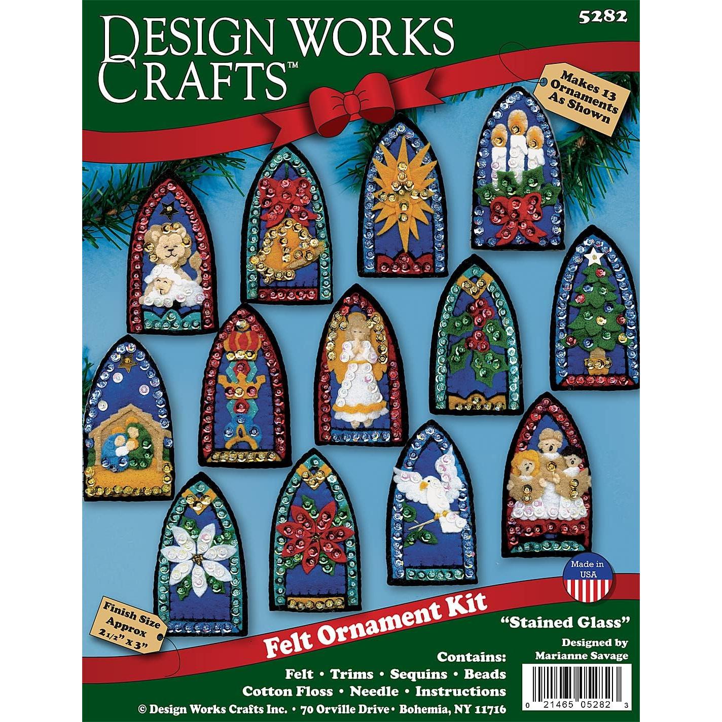 Kit de Adornos de Fieltro DesignWorks Ink - 13 Piezas