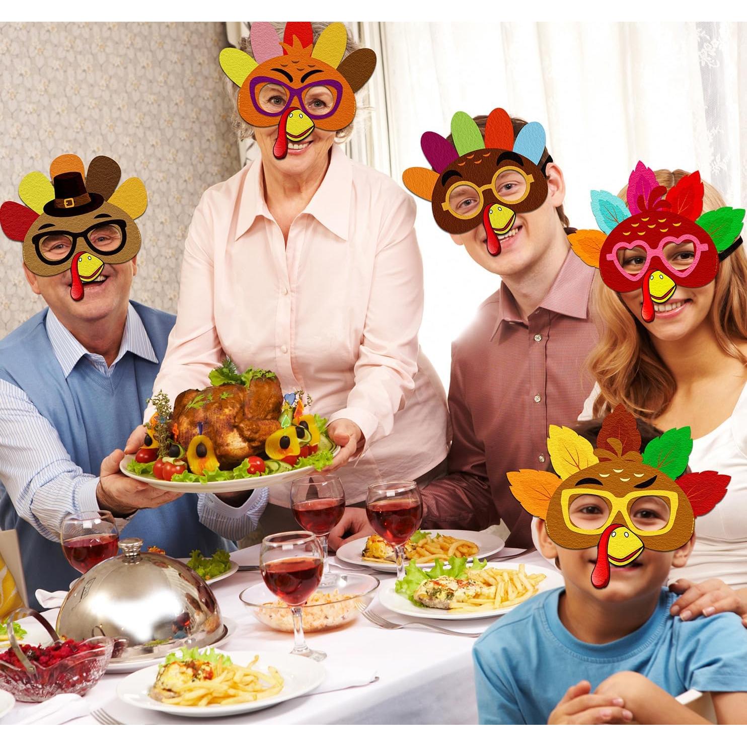 Kit de Manualidades Acción de Gracias 16 Piezas Fieltro 80UncleKimby