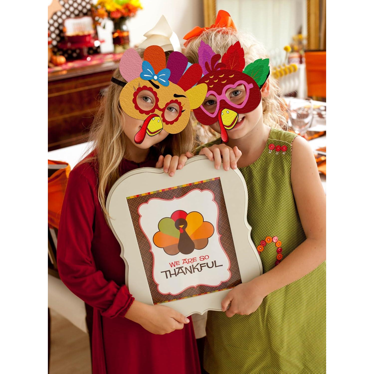 Kit de Manualidades Acción de Gracias 16 Piezas Fieltro 80UncleKimby