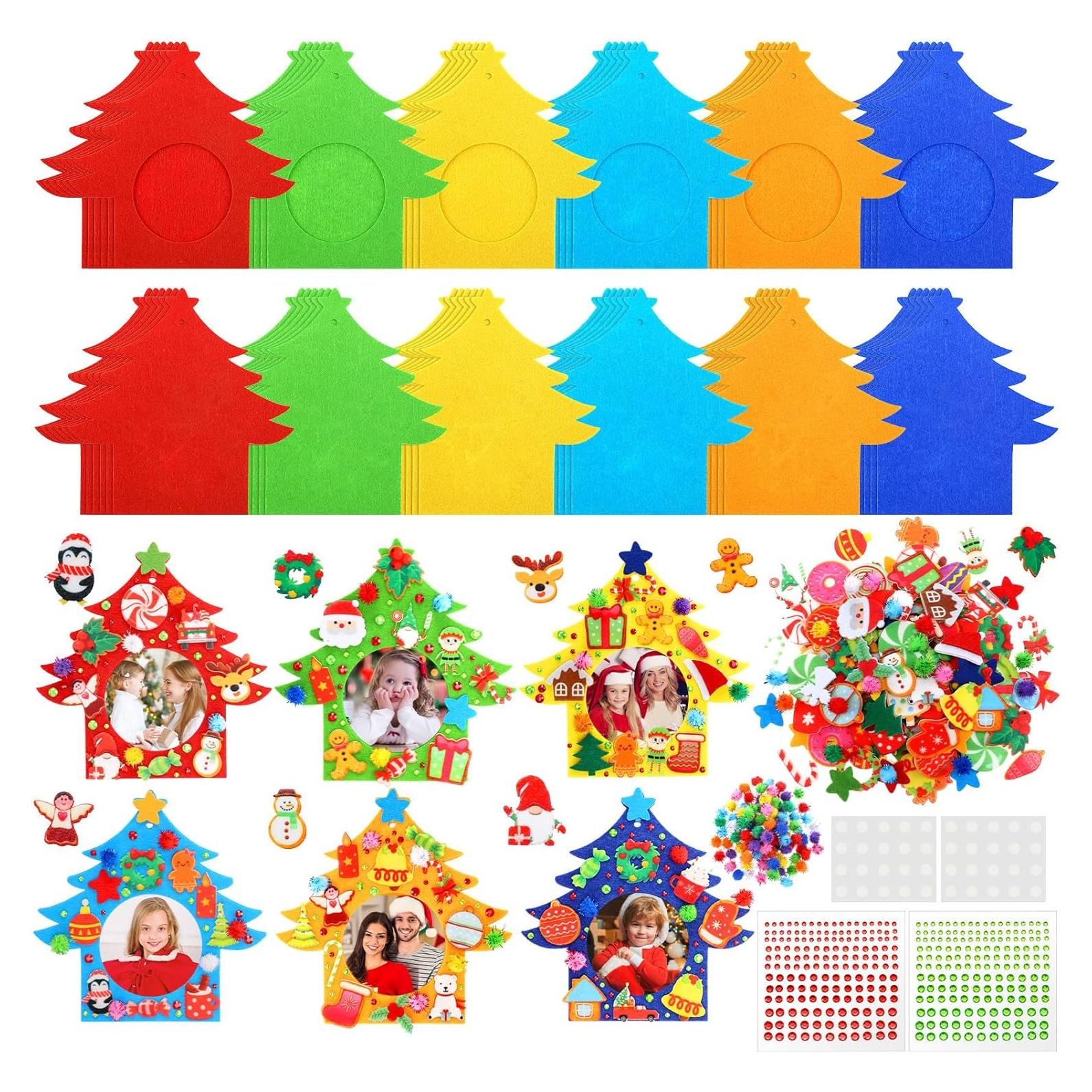 30 Juegos de Marcos de Fotos de Fieltro HunnmingRe Navidad