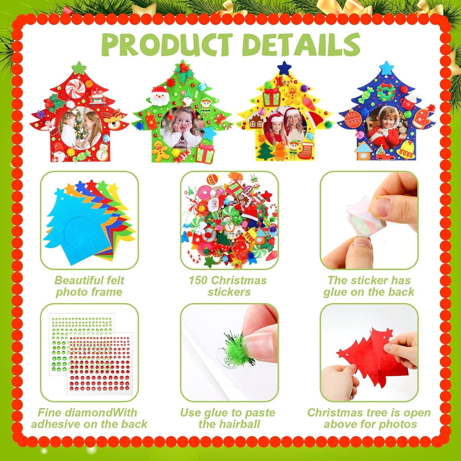 30 Juegos de Marcos de Fotos de Fieltro HunnmingRe Navidad