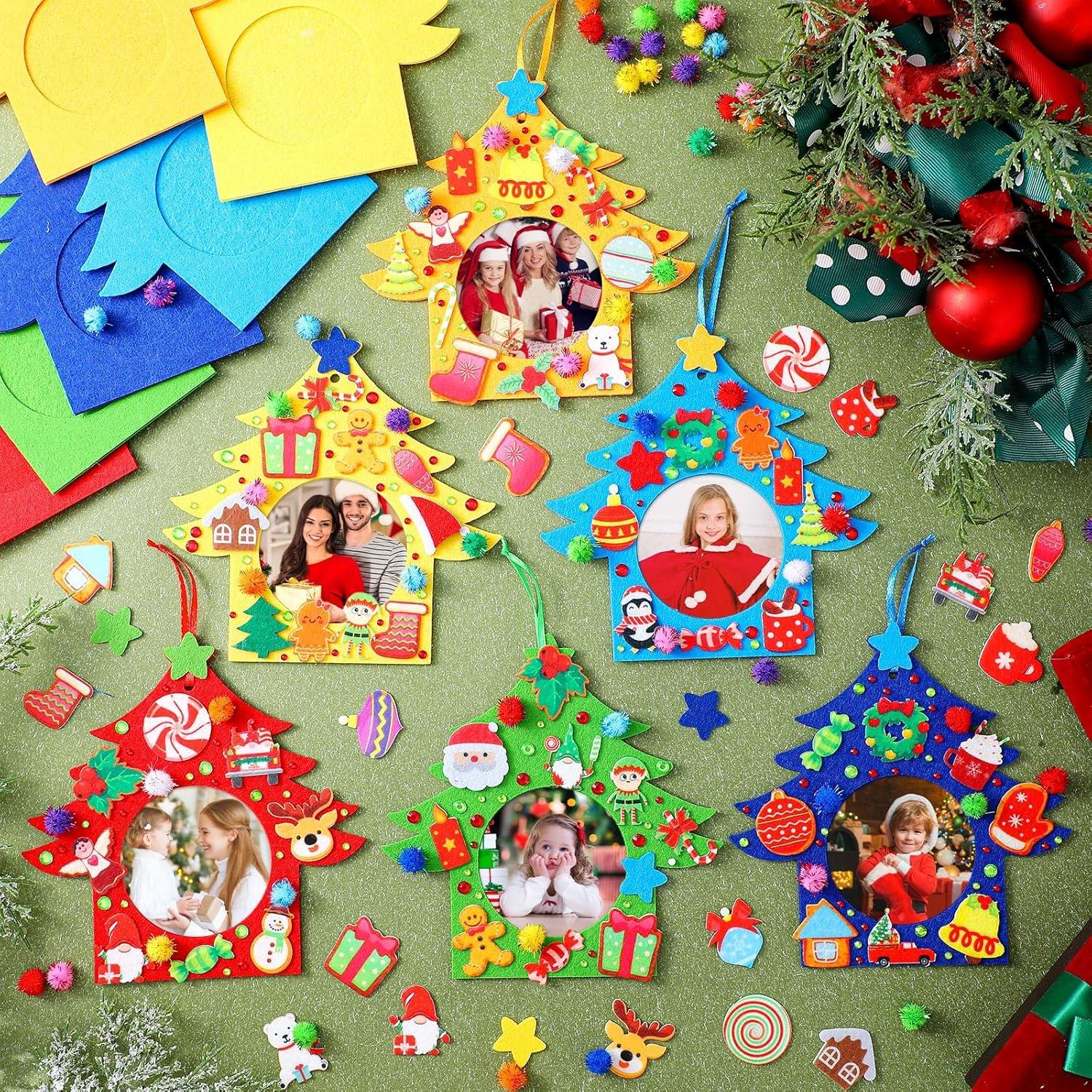 30 Juegos de Marcos de Fotos de Fieltro HunnmingRe Navidad