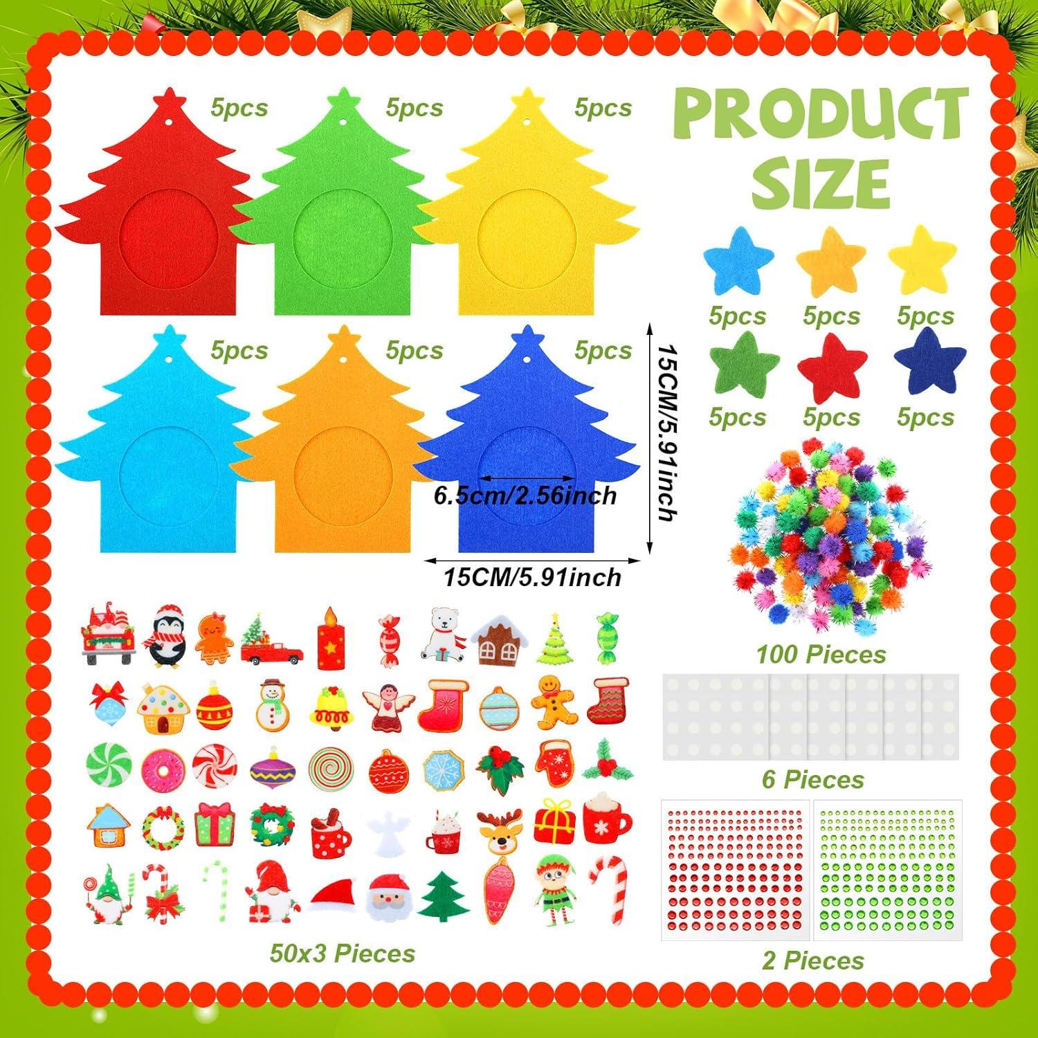 30 Juegos de Marcos de Fotos de Fieltro HunnmingRe Navidad