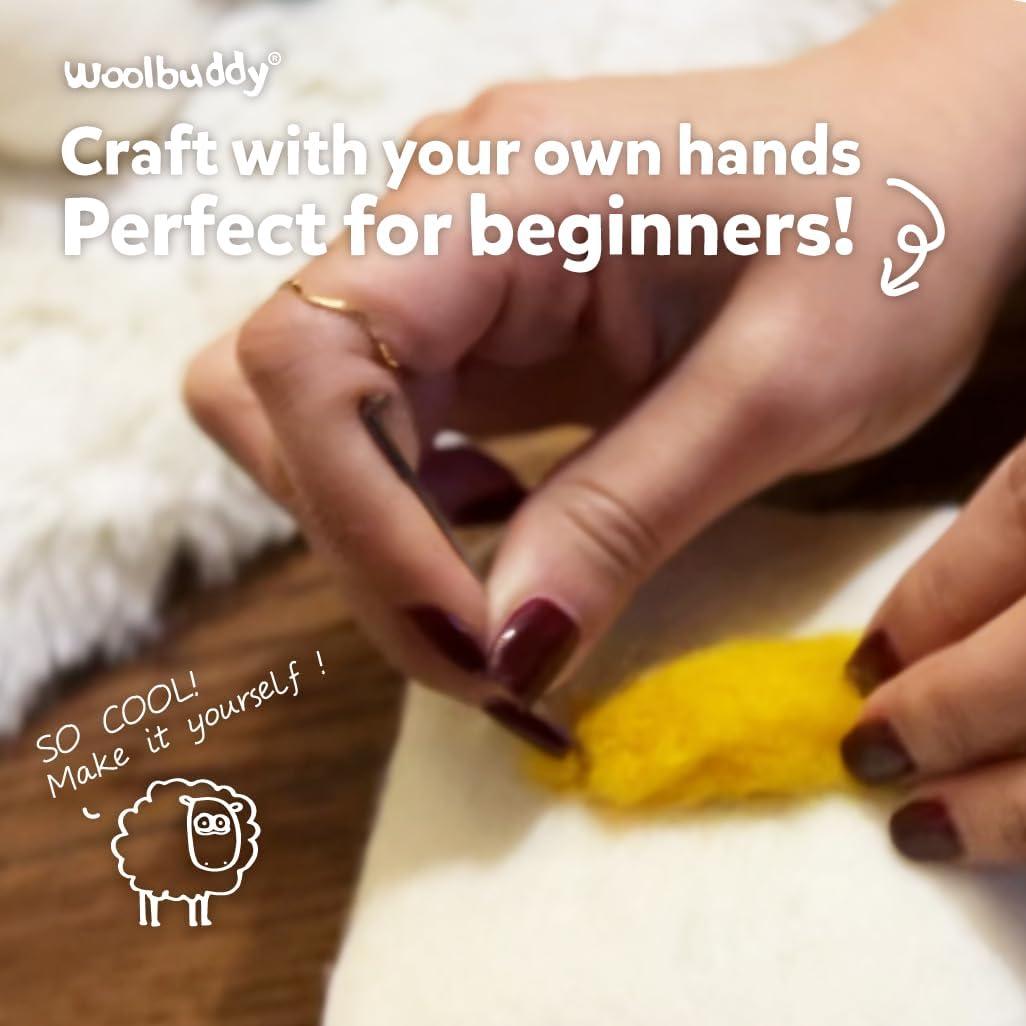 Kit de Fieltro Woolbuddy Oveja DIY - Manualidades para Adultos
