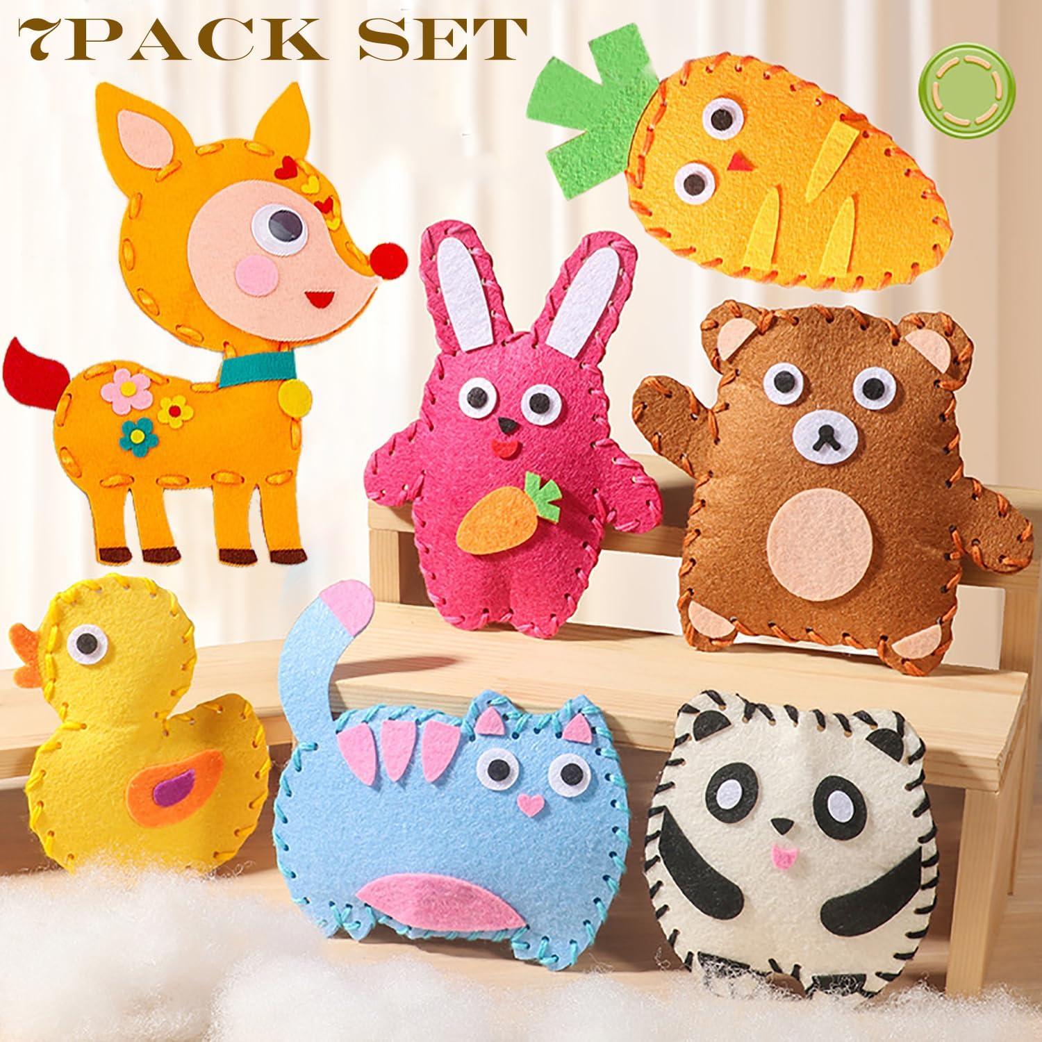 Kit de Costura Eubeneortho para Niños - Manualidades Animales