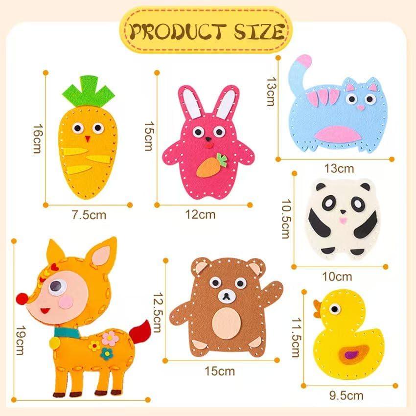 Kit de Costura Eubeneortho para Niños - Manualidades Animales