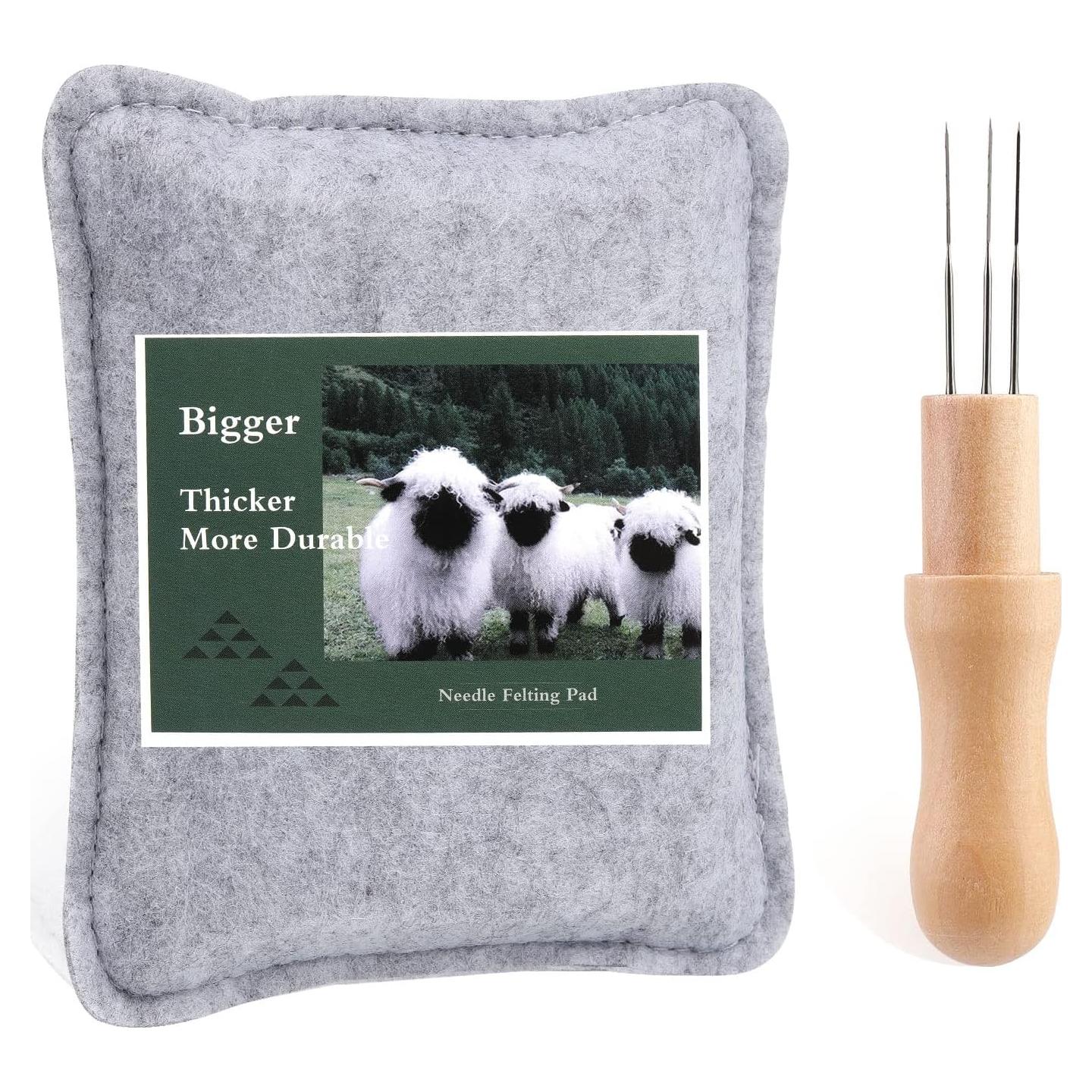 Almohadilla de Aguja de Fieltro WONVOC 15.5x12.5cm Kit Artesanía
