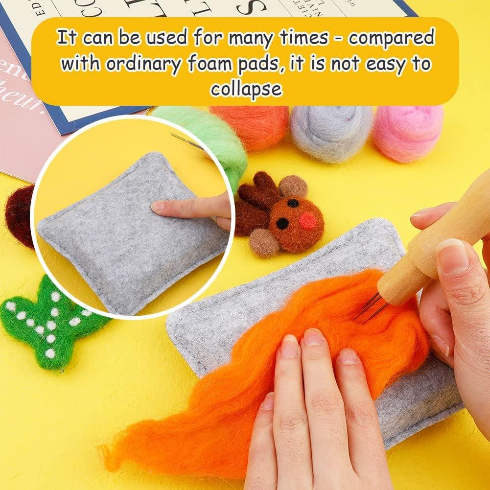 Almohadilla de Aguja de Fieltro WONVOC 15.5x12.5cm Kit Artesanía