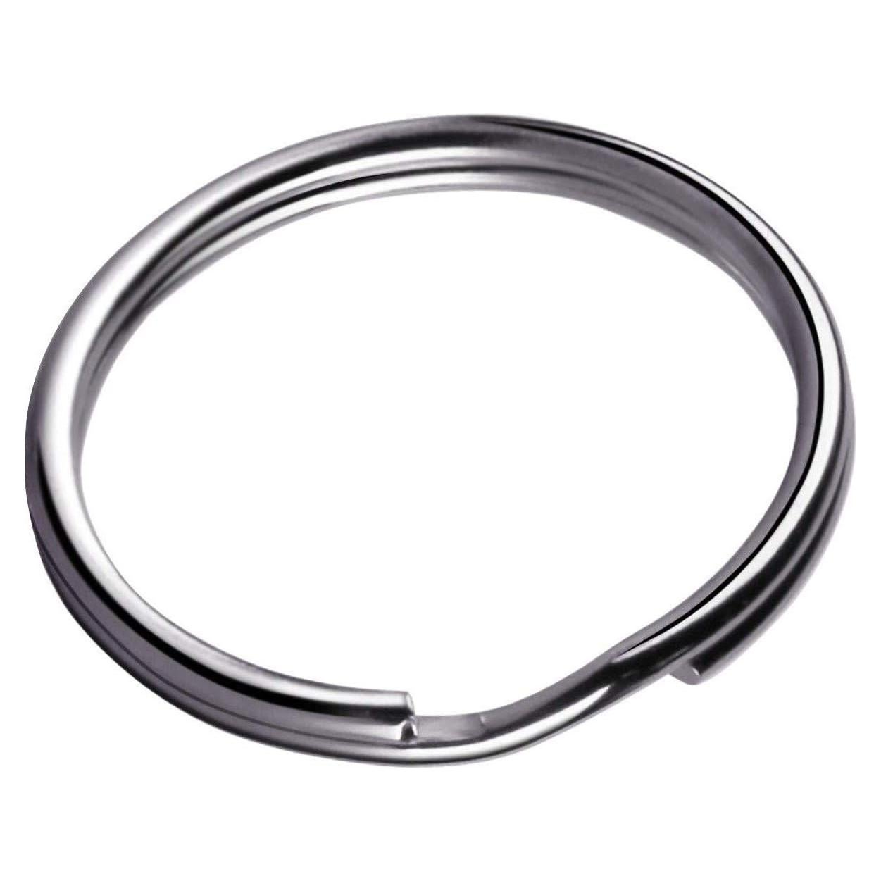 KINGFOREST Paquete de 100 Anillos de Llave Divididos 25mm