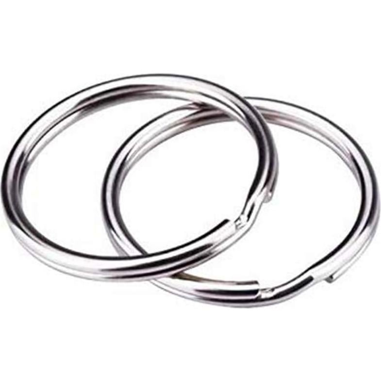 KINGFOREST Paquete de 100 Anillos de Llave Divididos 25mm