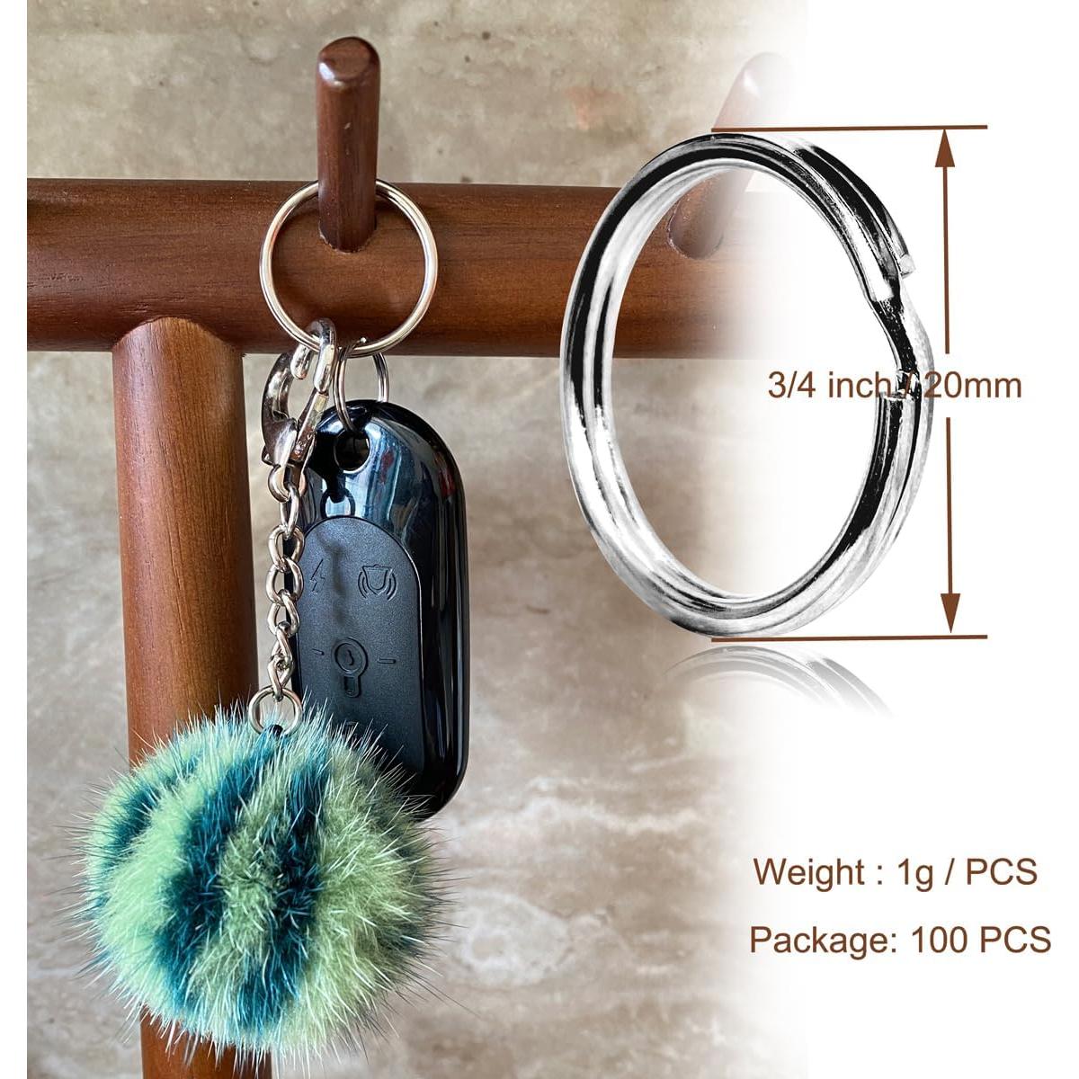 Anillo de Llave Dividido HoAoOo 20mm Paquete de 50 Piezas