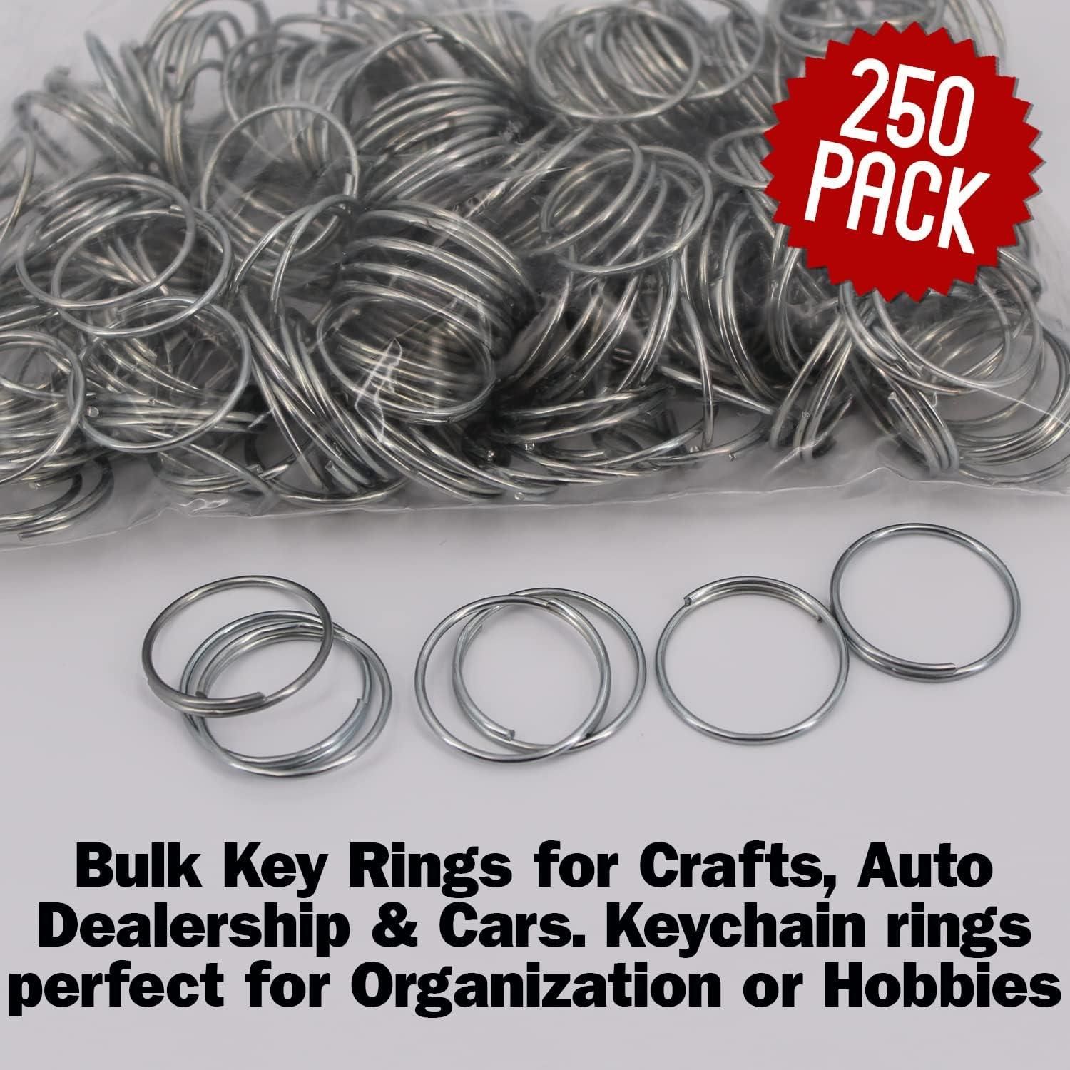 Anillas de Llave de Acero Galvanizado Versa-Tags 250 Unidades